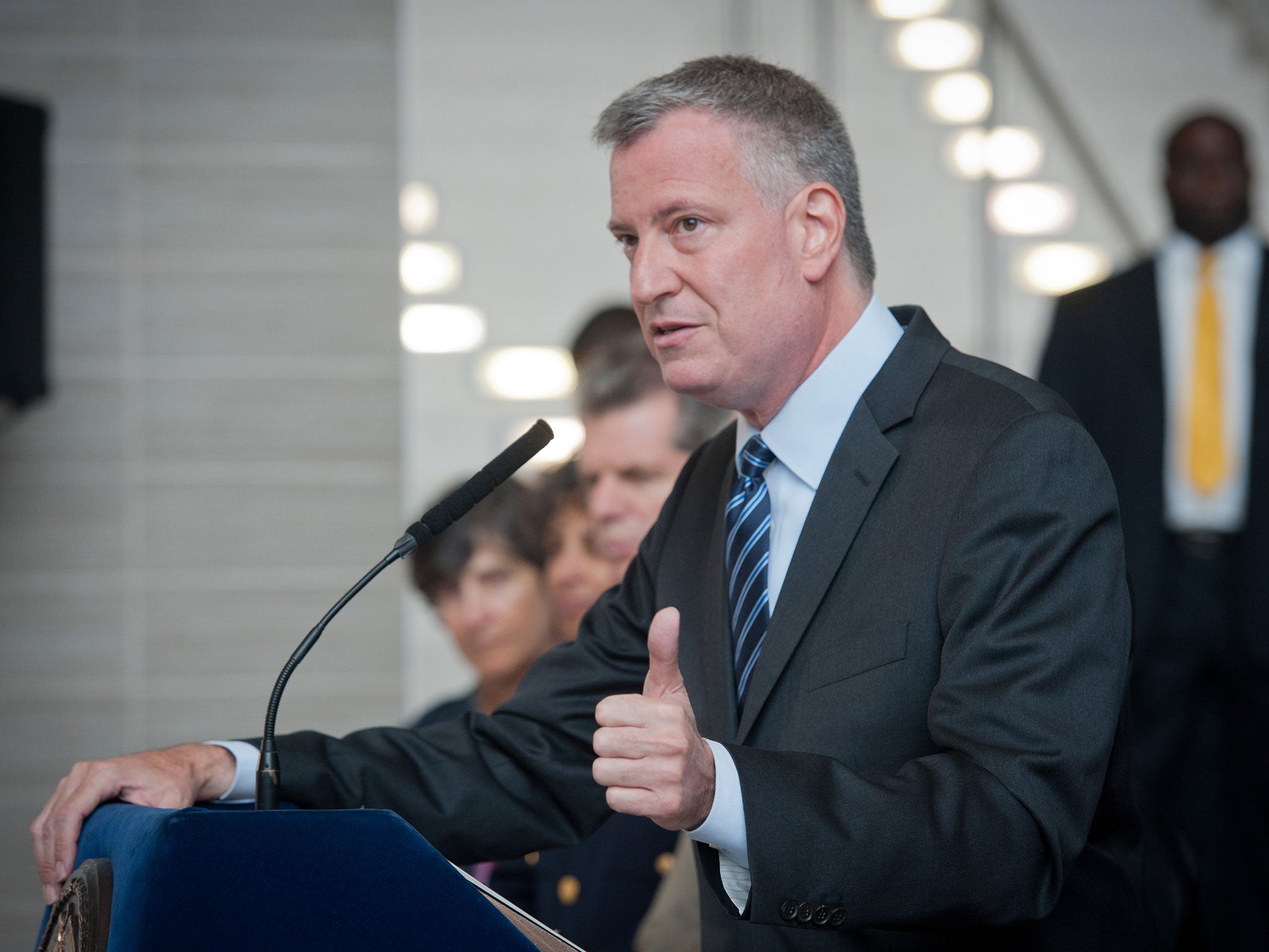 Bill de Blasio won a landslide victory in 2013 to become the first Democratic mayor of New York since 1993