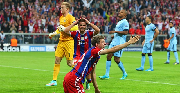 Muller complains he should have been award an early penalty