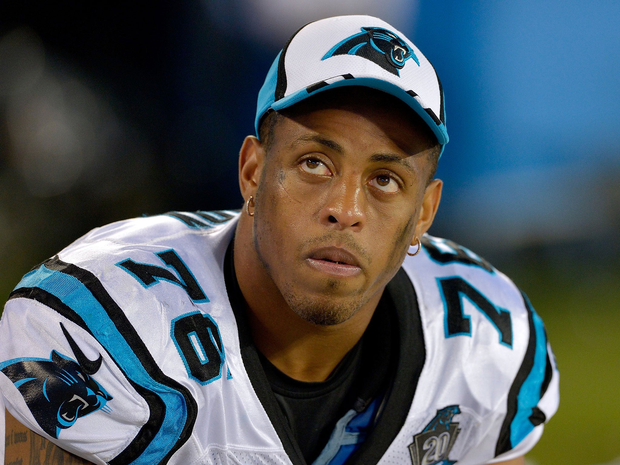 Greg Hardy played in the season opener before being suspended until charges are resolved