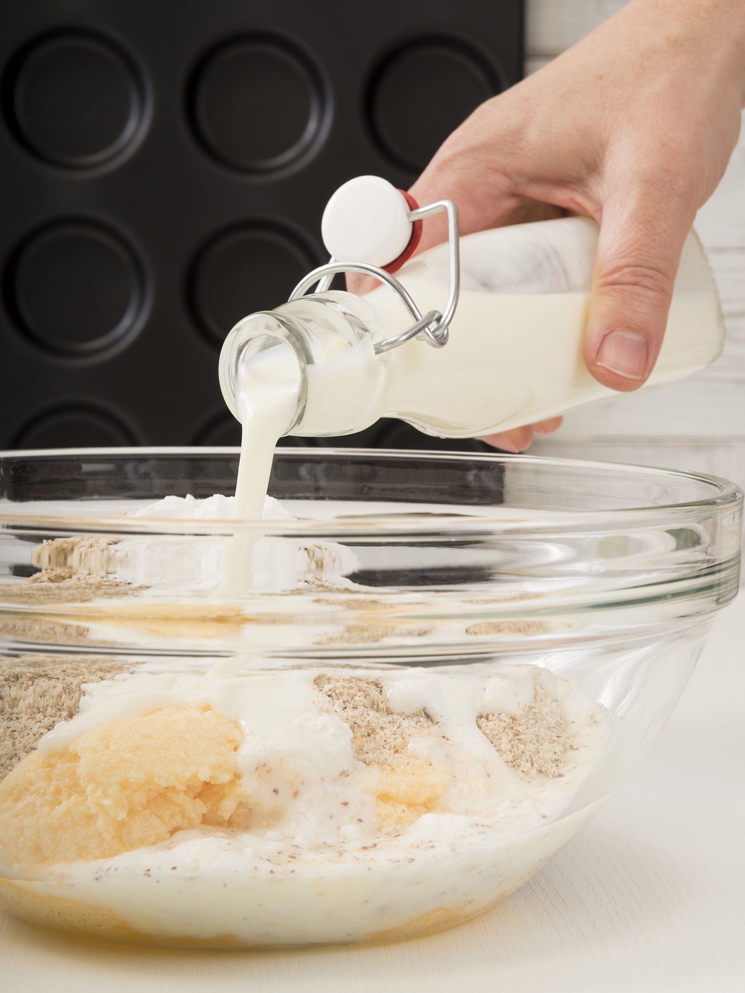 Buttermilk used to make dough for Whoopie pies