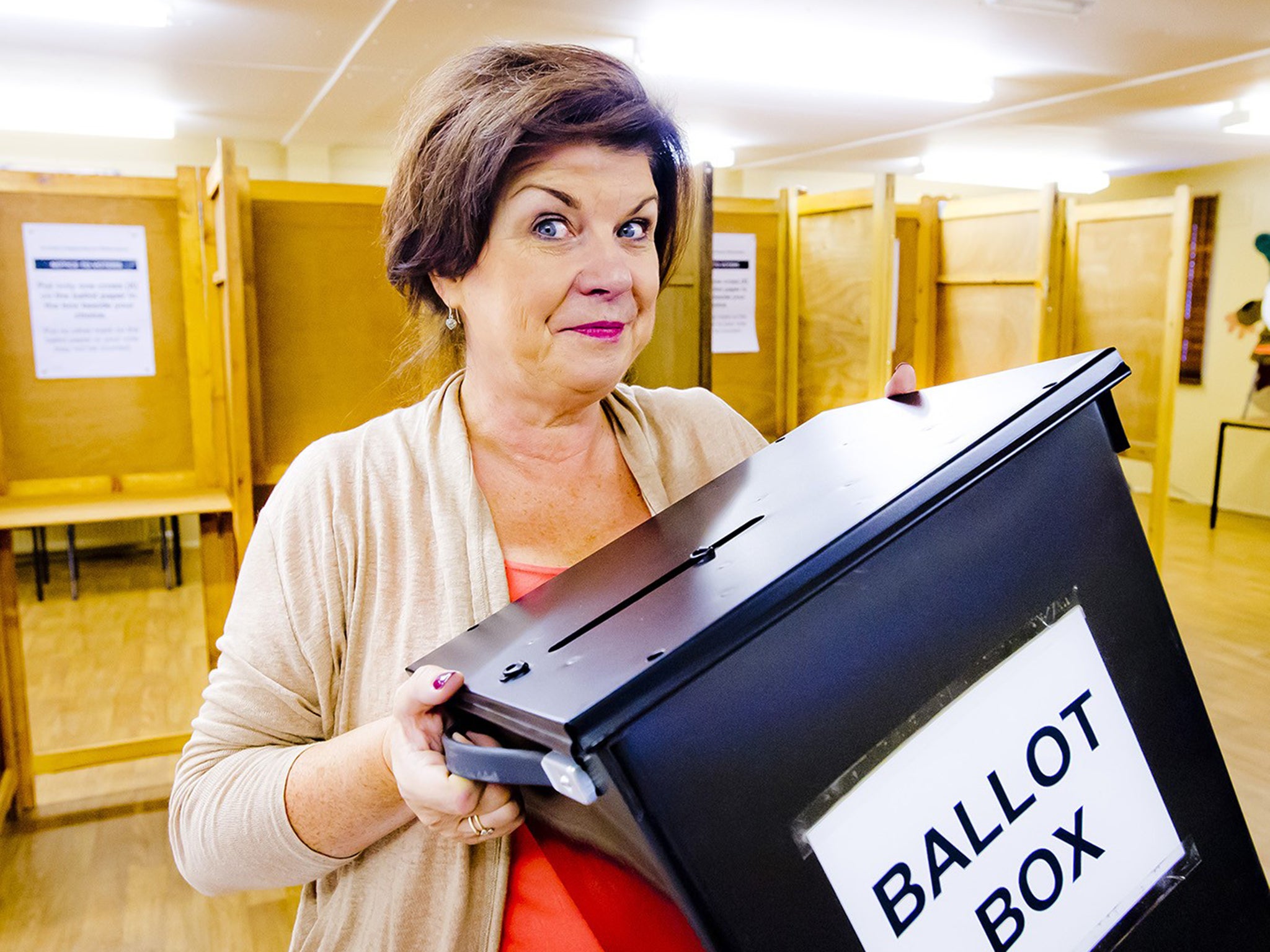 Aye-catching: Elaine C Smith in ‘Scotland in a Day’