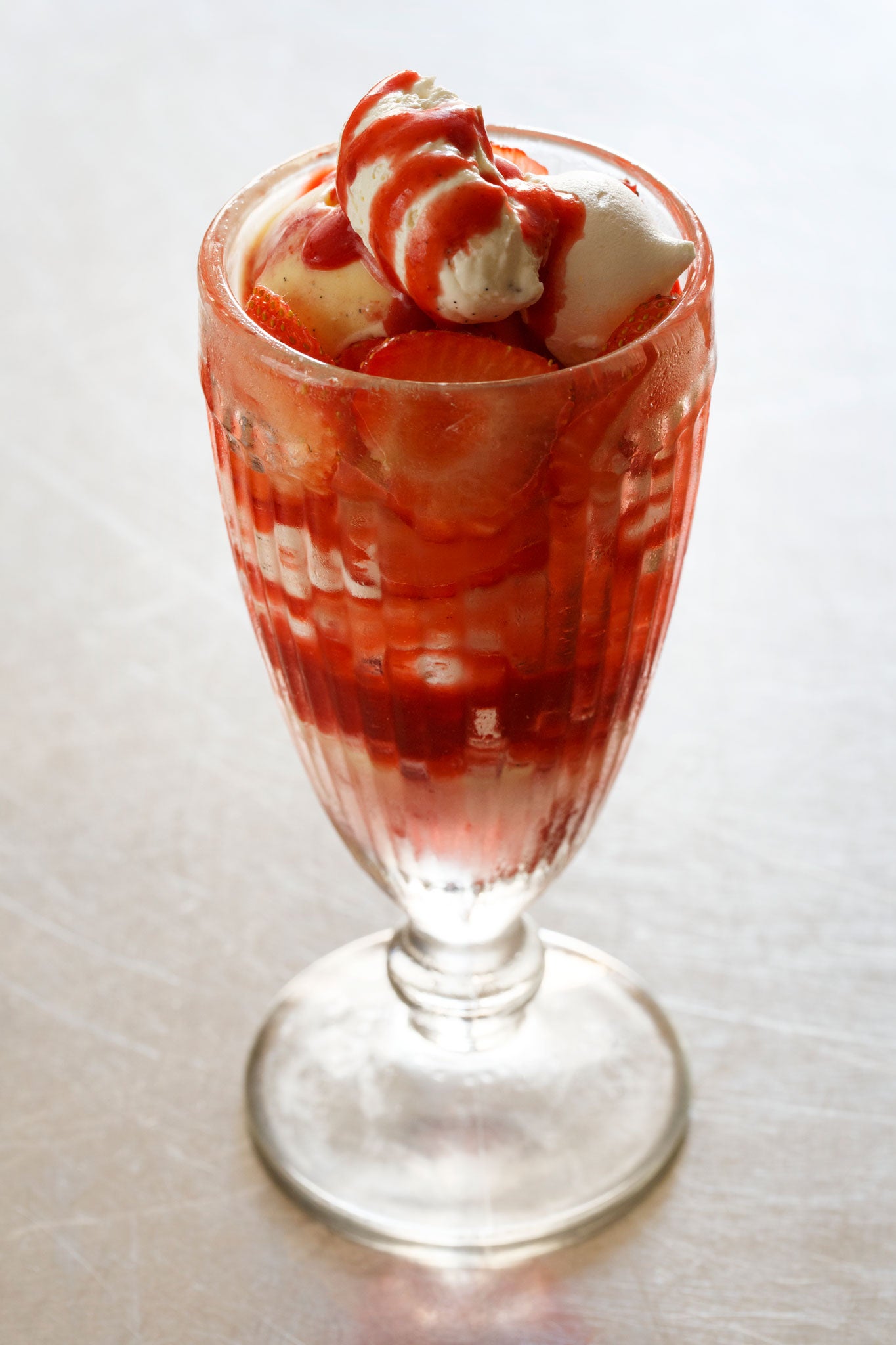 Fun dessert: Knickerbocker glory