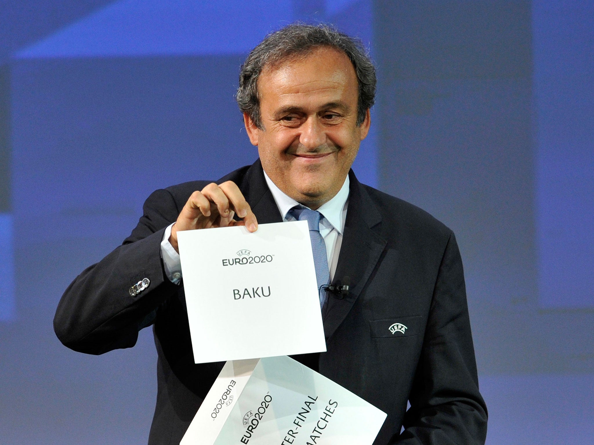 Platini announces Budapest as one of the 13 host cities for Euro2020