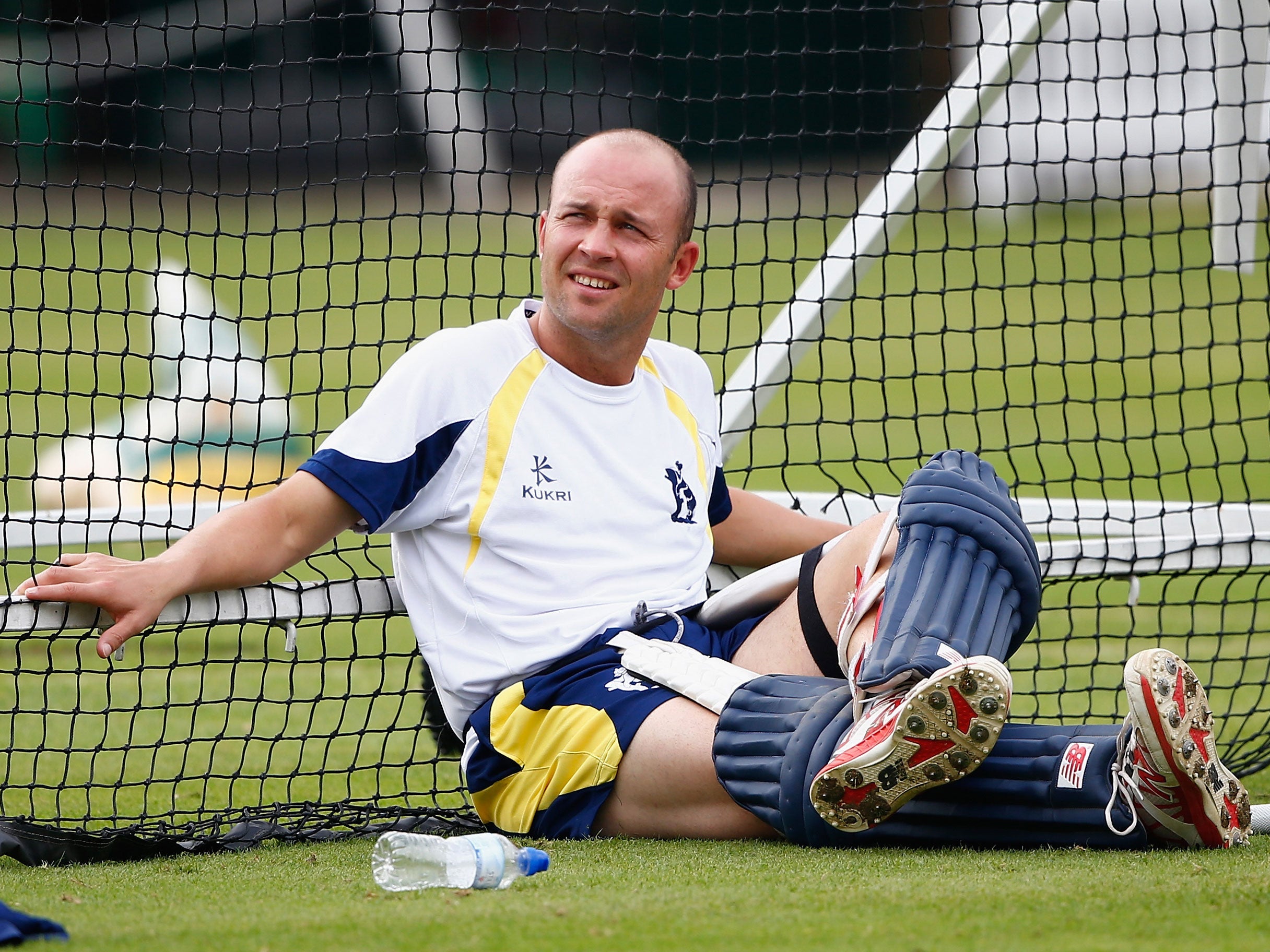 Jonathon Trott in training