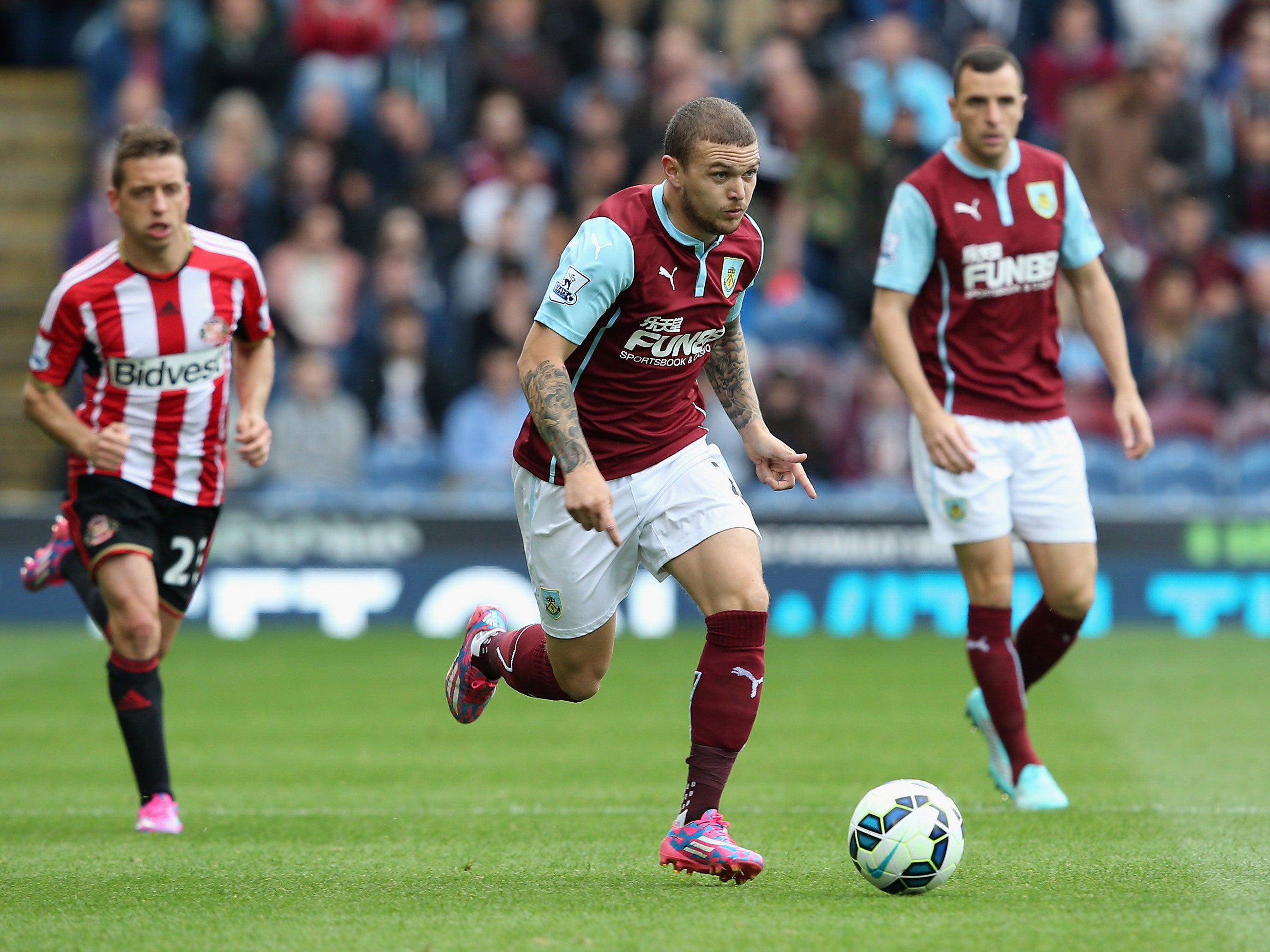 Kieran Trippier in action for Burnley