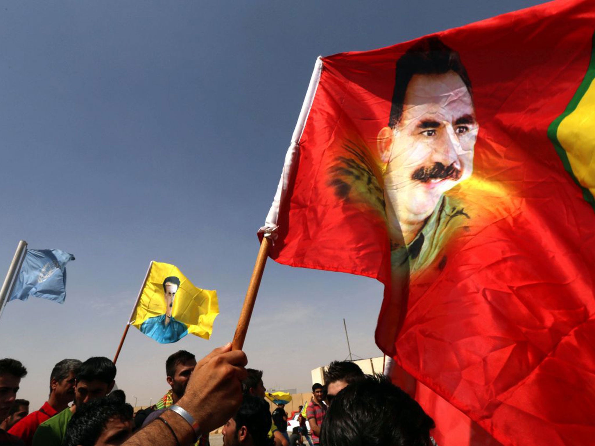 The jailed PKK leader, Abdullah Ocalan, has called fighters to go to Kobani to help repel IS attacks