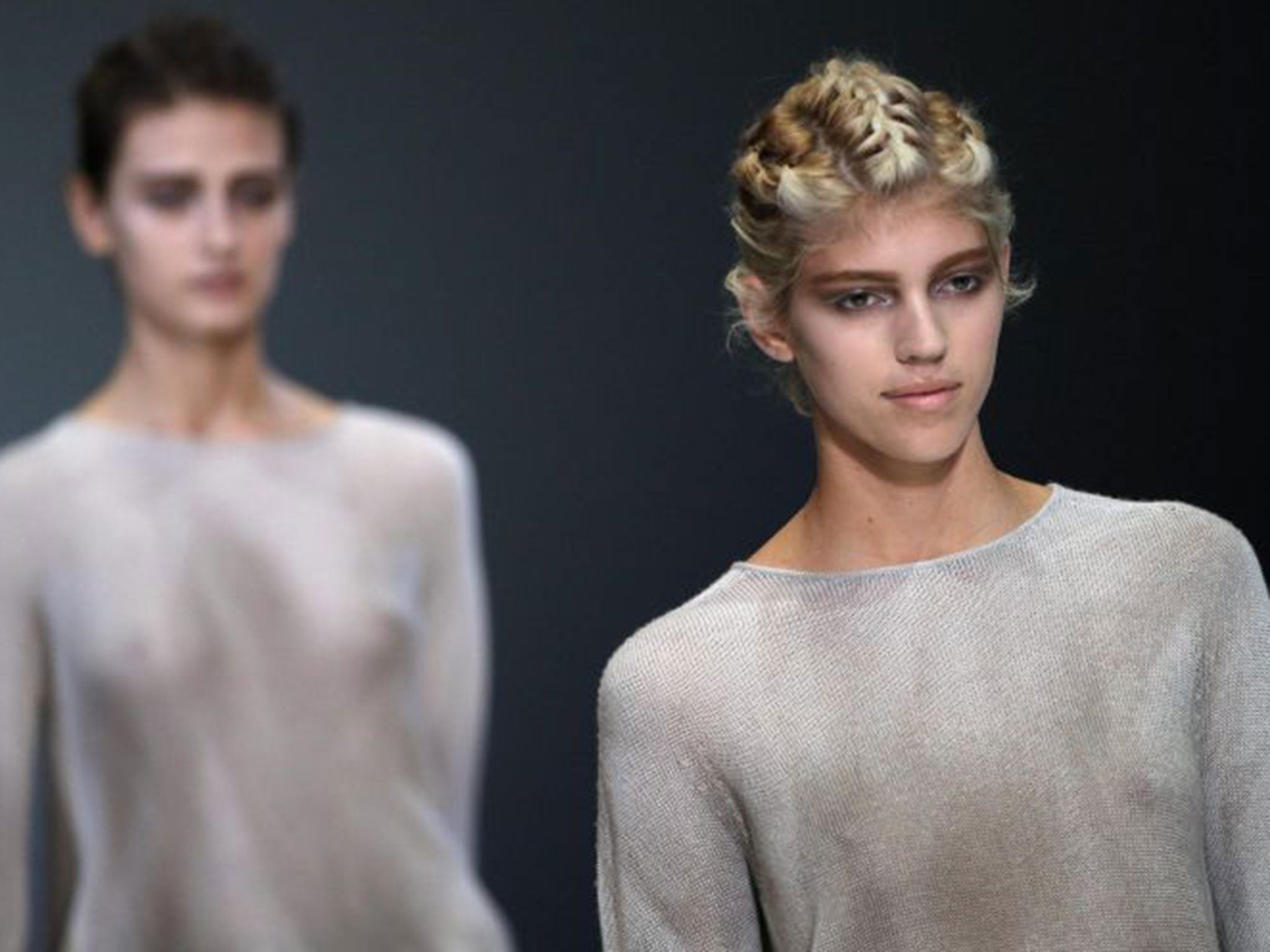 Gauzy simplicity from Giorgio Armani