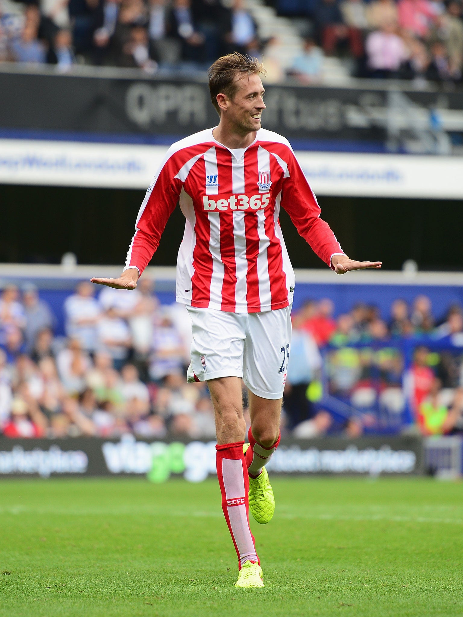 Peter Crouch’s goal and assist earned a point for Stoke City