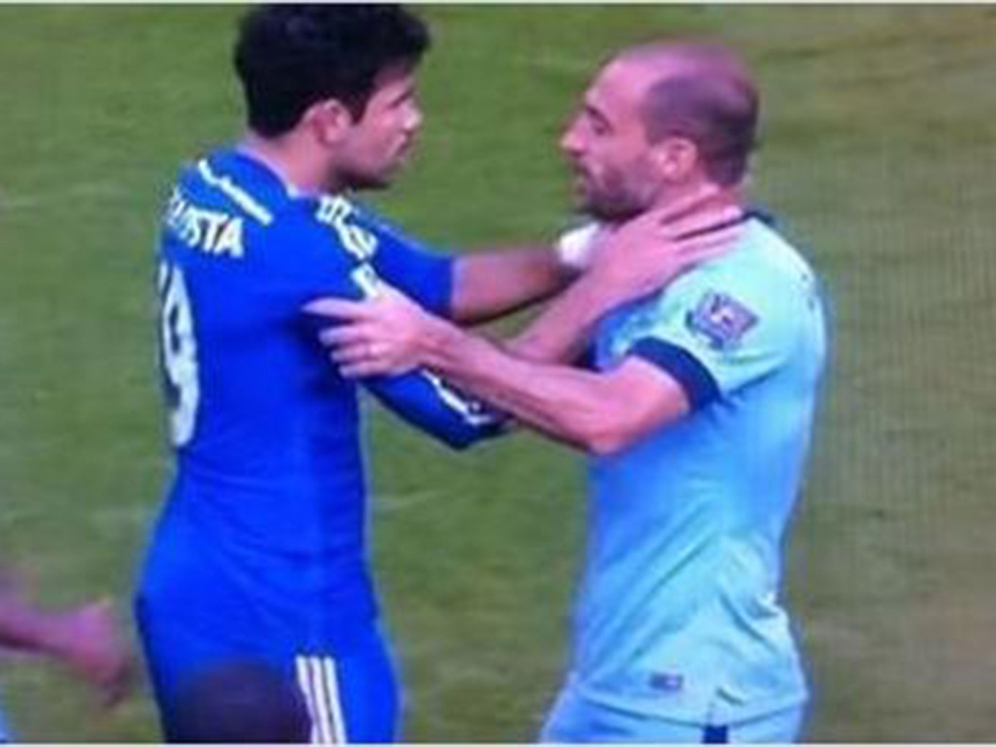 Diego Costa, Pablo Zabaleta