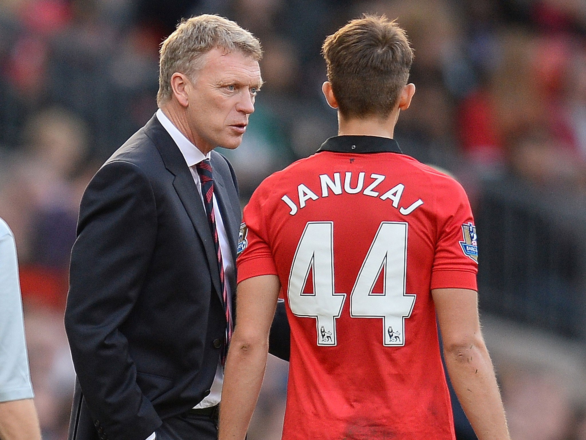 Moyes speaks with Januzaj