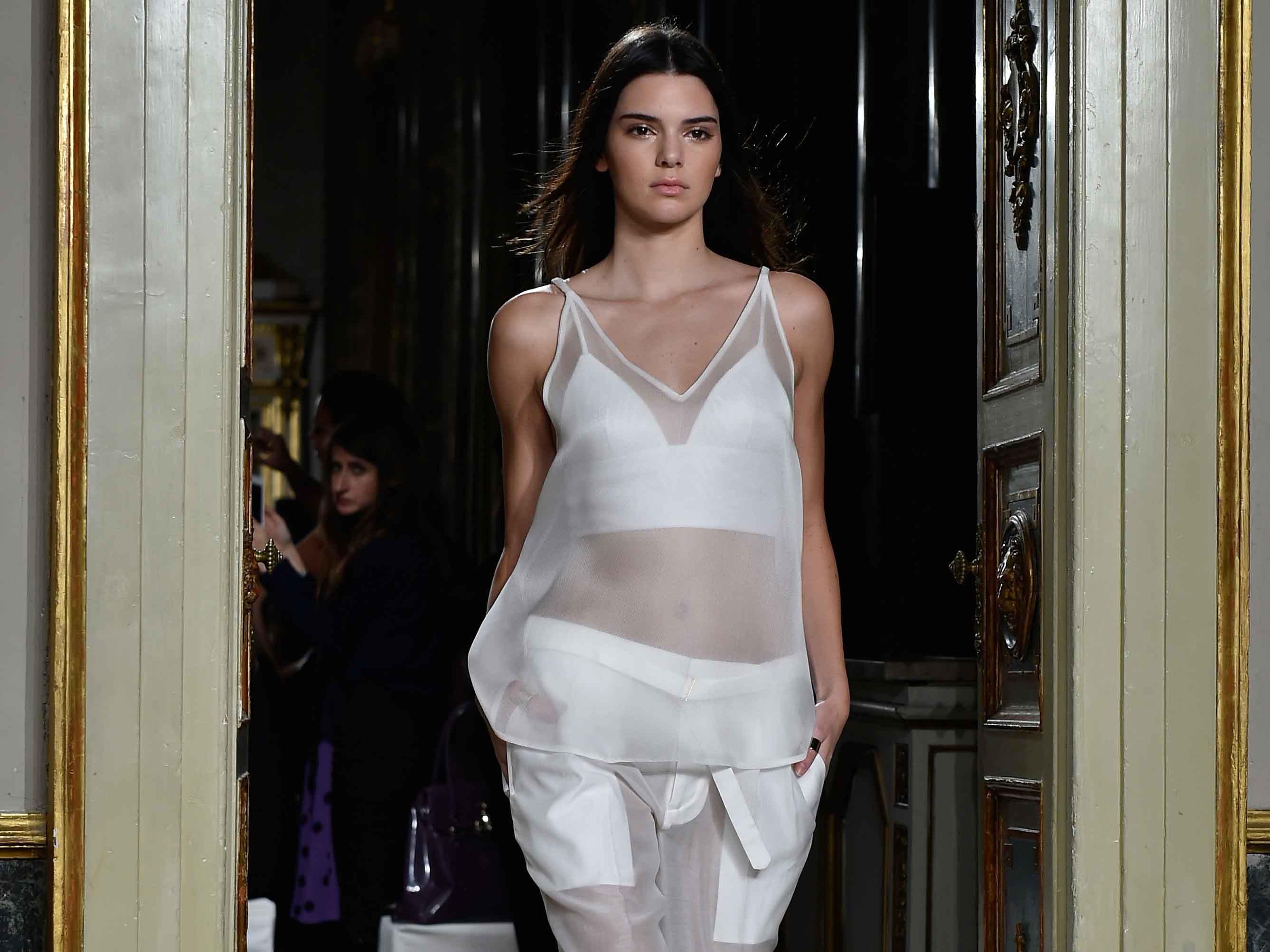 Kendall Jenner walks for Ports