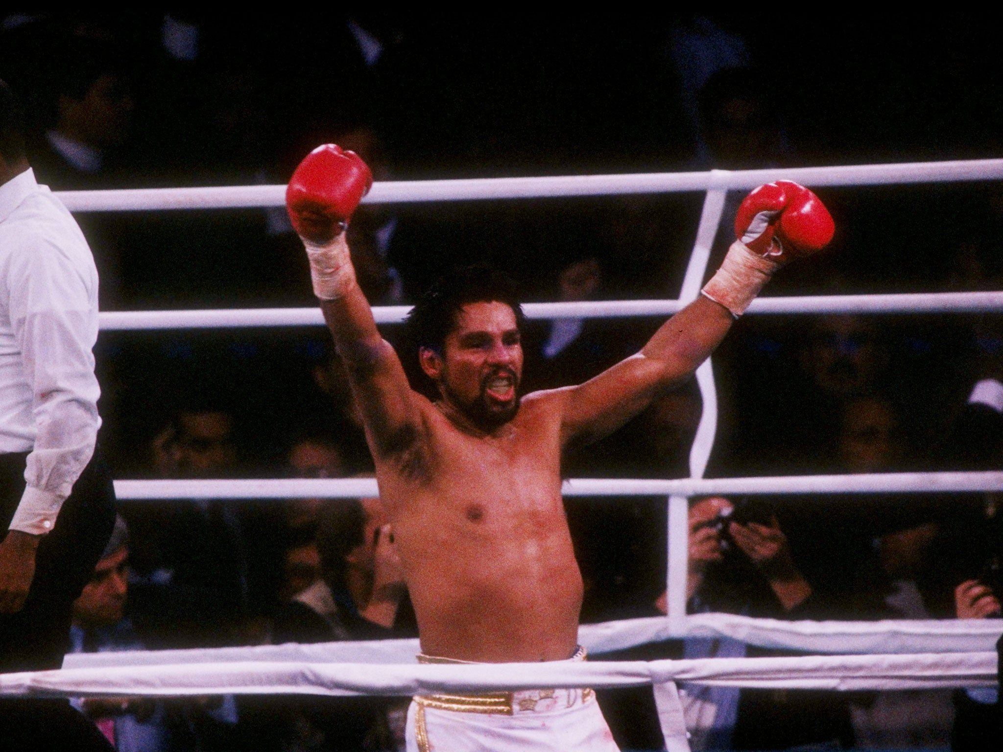 Roberto Duran won more than 100 fights and held world titles at four different weight classes