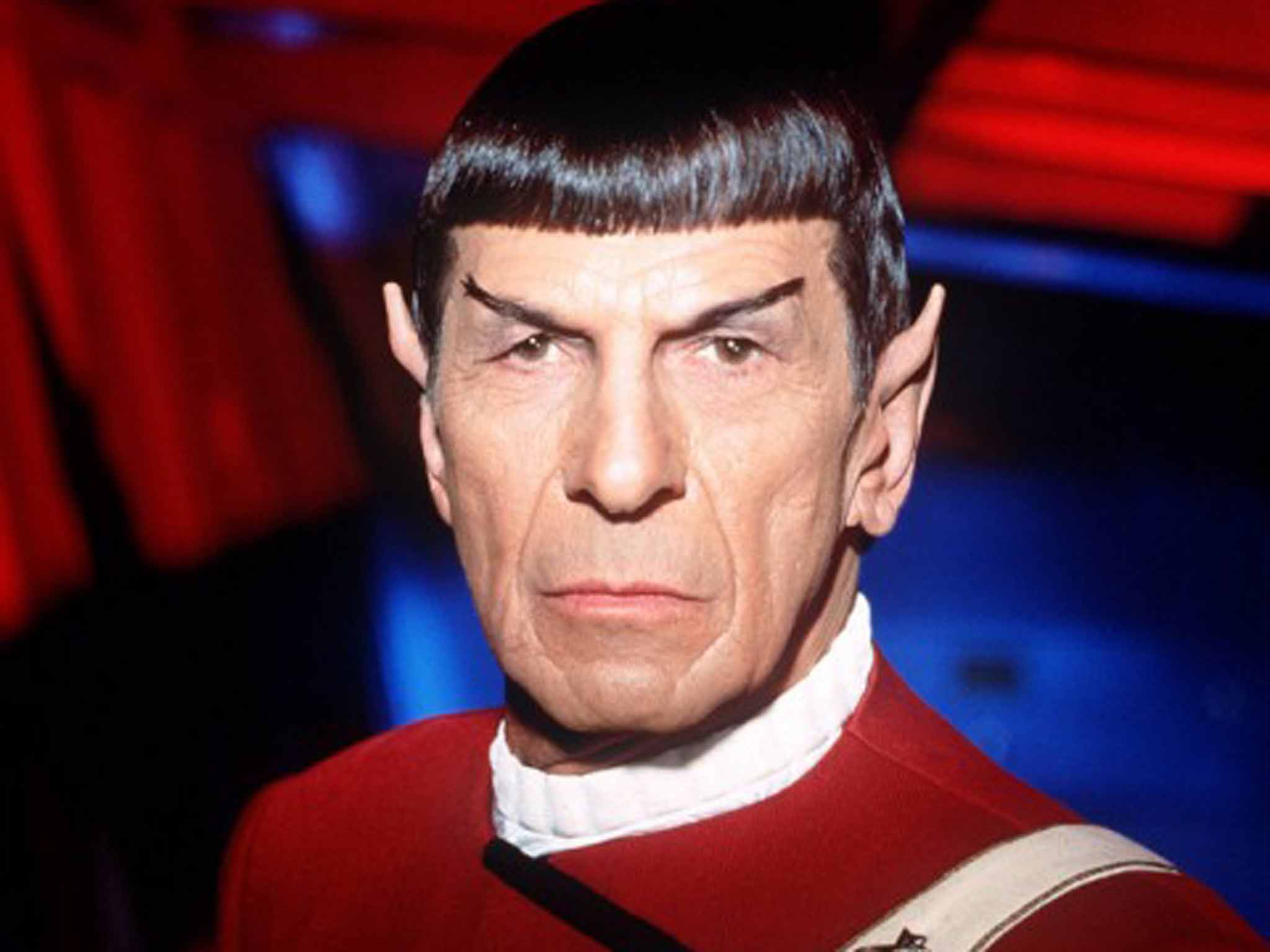 Leonard Nimoy as Mr Spock, whose expression was coveted by Alex Salmond as a young man (Paramount Pictures)