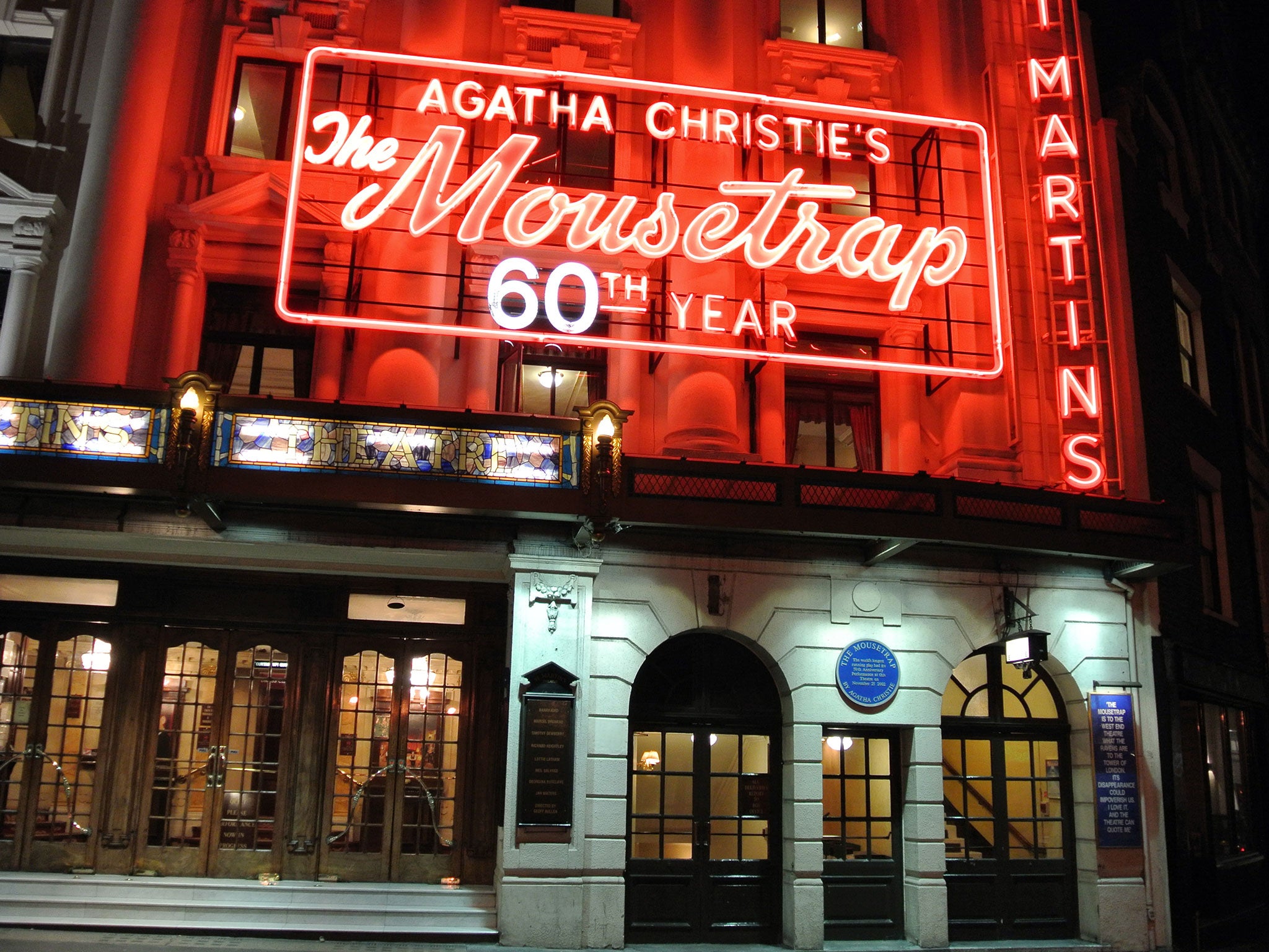 Agatha Christie's The Mousetrap is the only play written by a woman to be staged in the West End this week