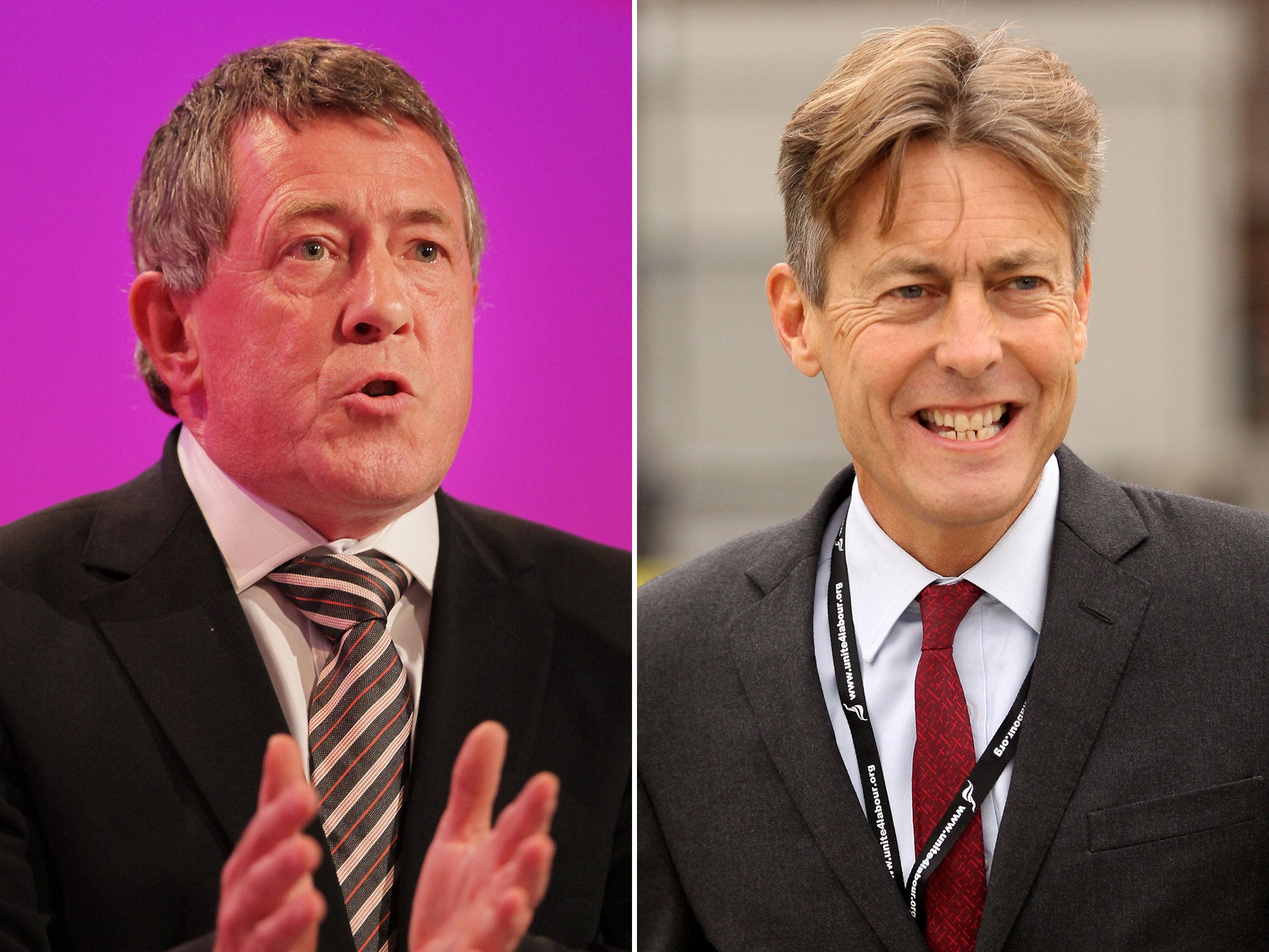 John Denham, left, and Ben Bradshaw have challenged Mr Miliband on Labour’s position on constitutional reform