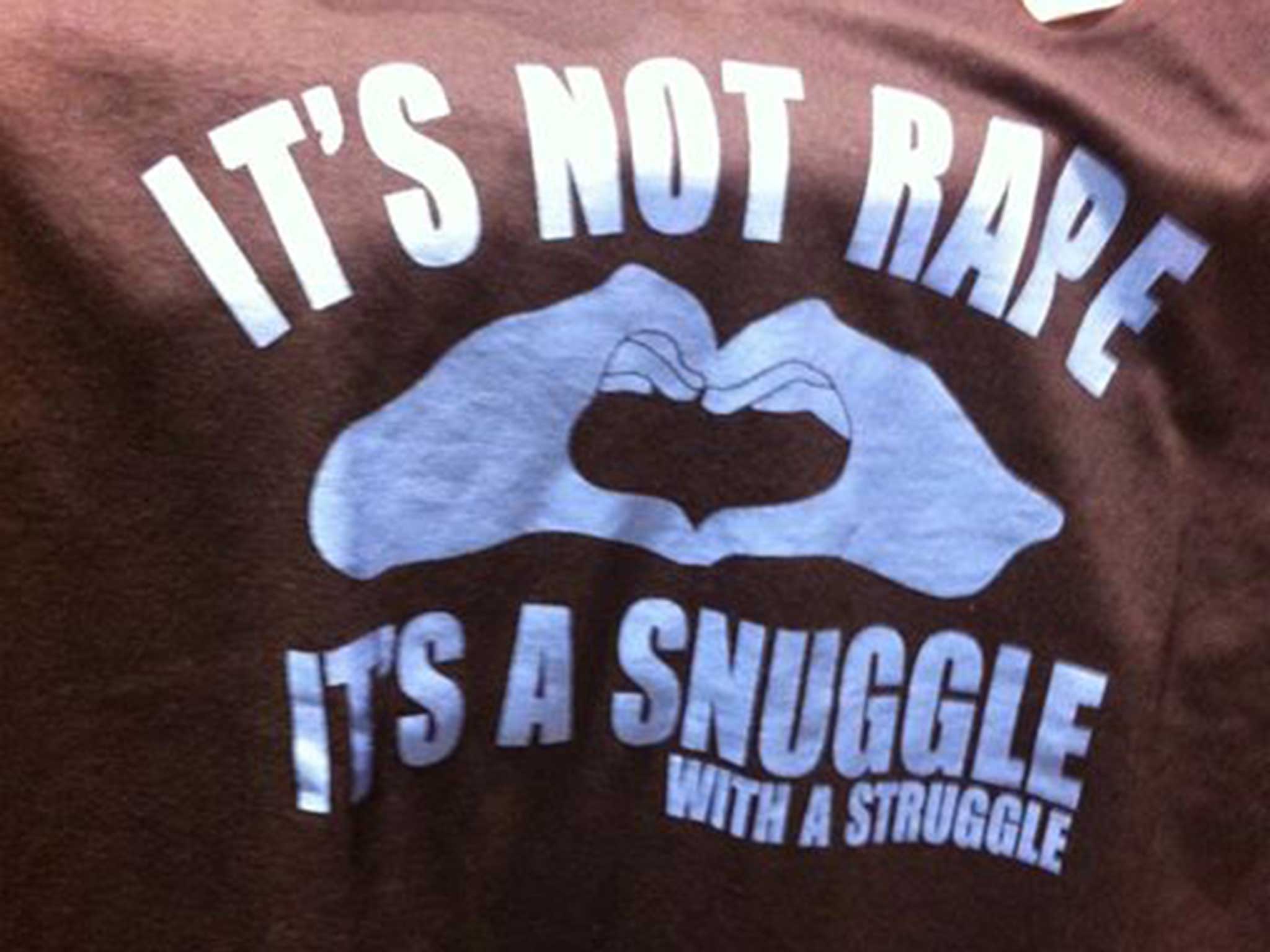 The offensive t-shirt has now been pulled