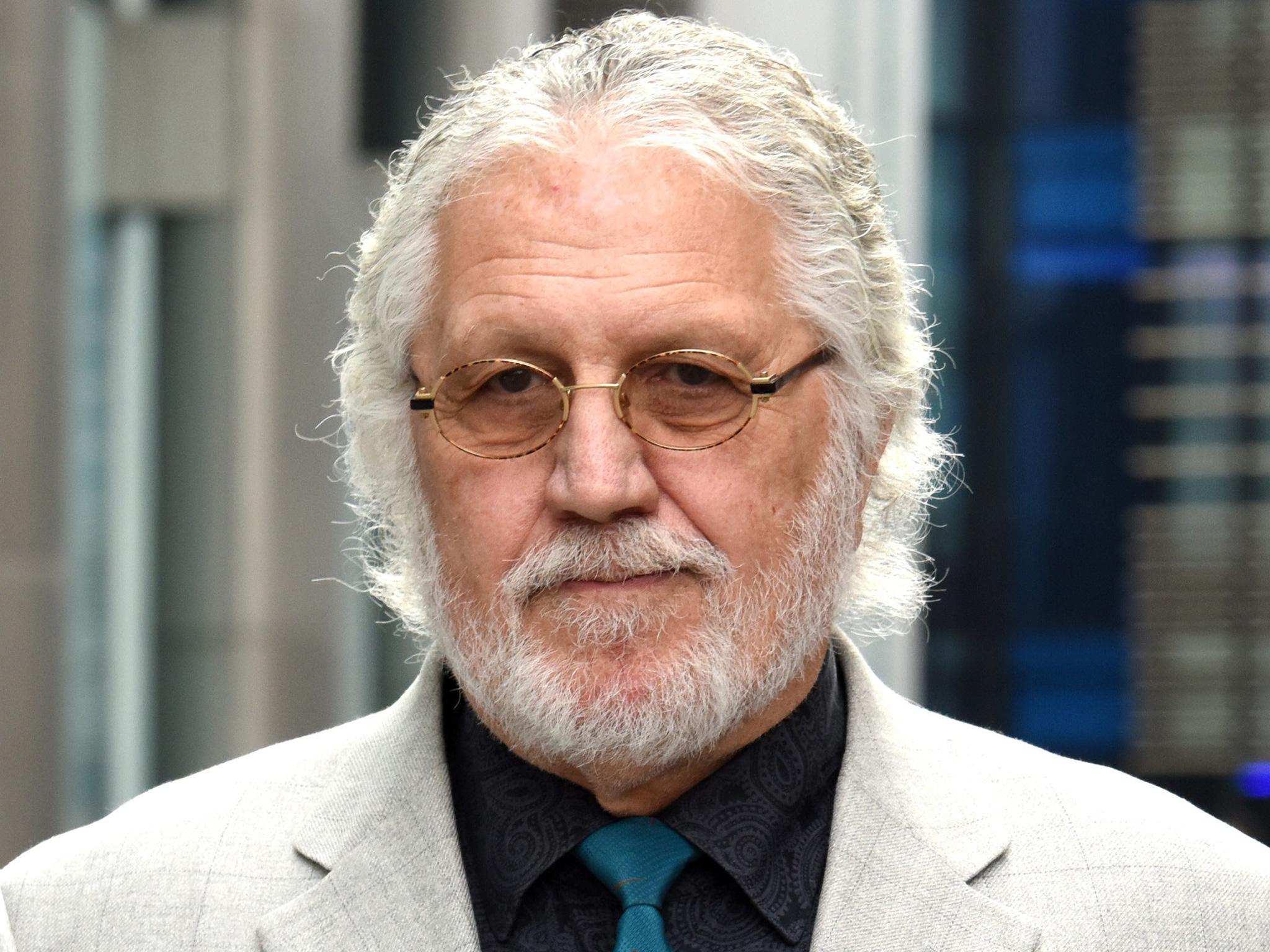 Dave Lee Travis arrives at Southwark Crown Court for a re-trial on 23 September, 2014