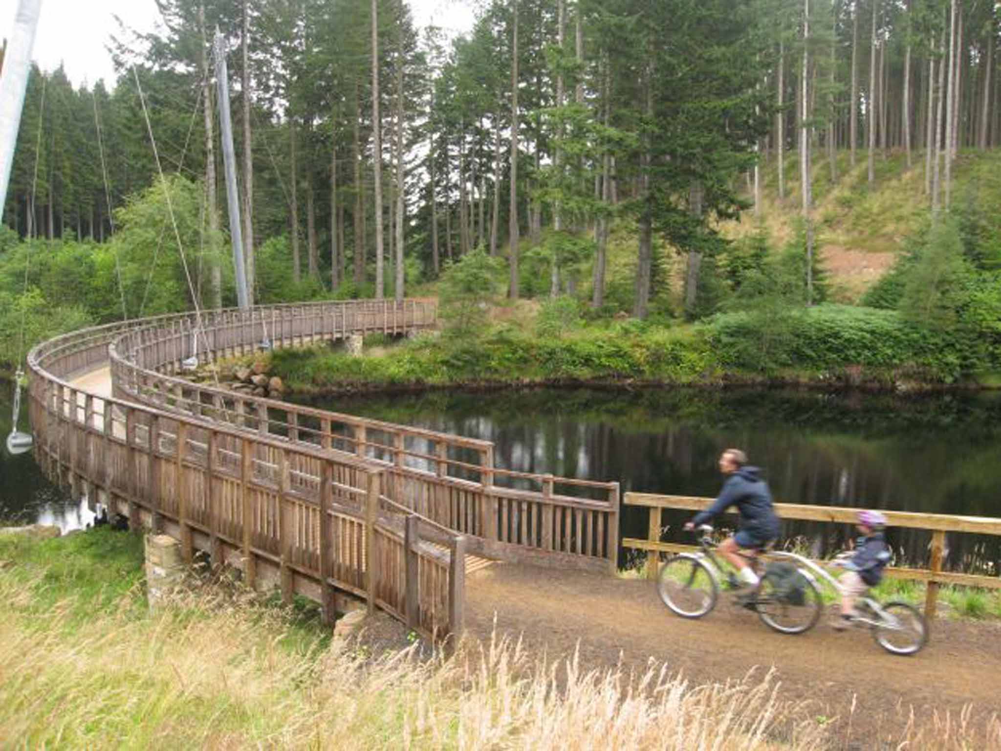 Part of the Reivers Cycle Route