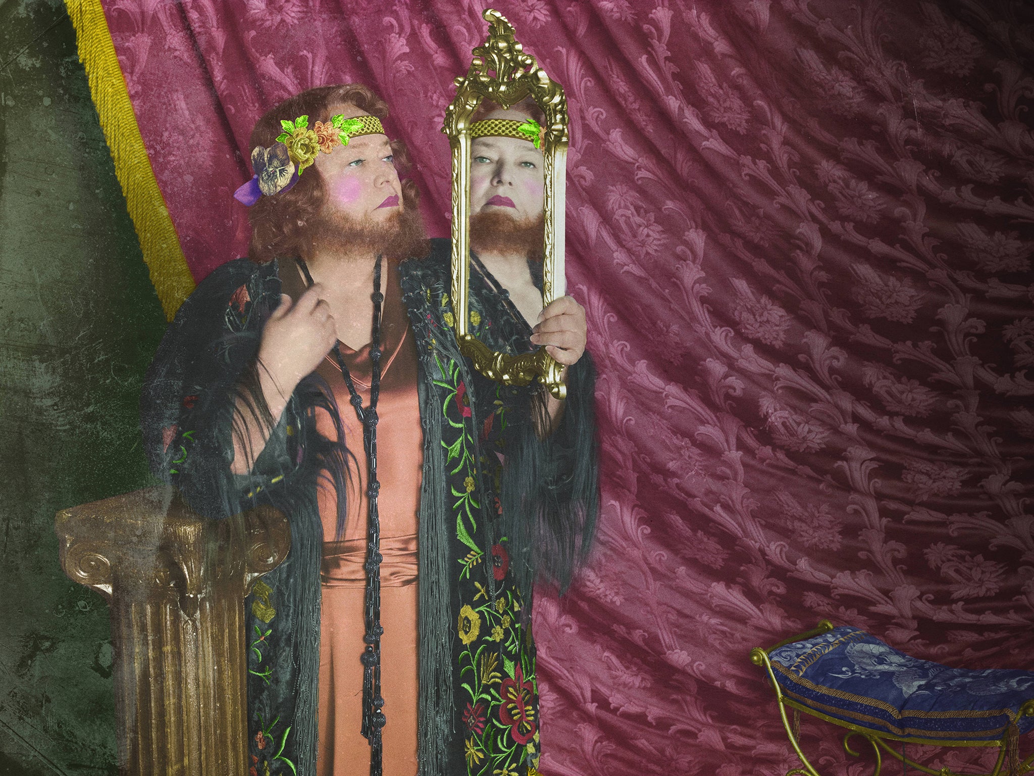 Kathy Bates plays the bearded lady Ethel Darling in American Horror Story: Freak Show