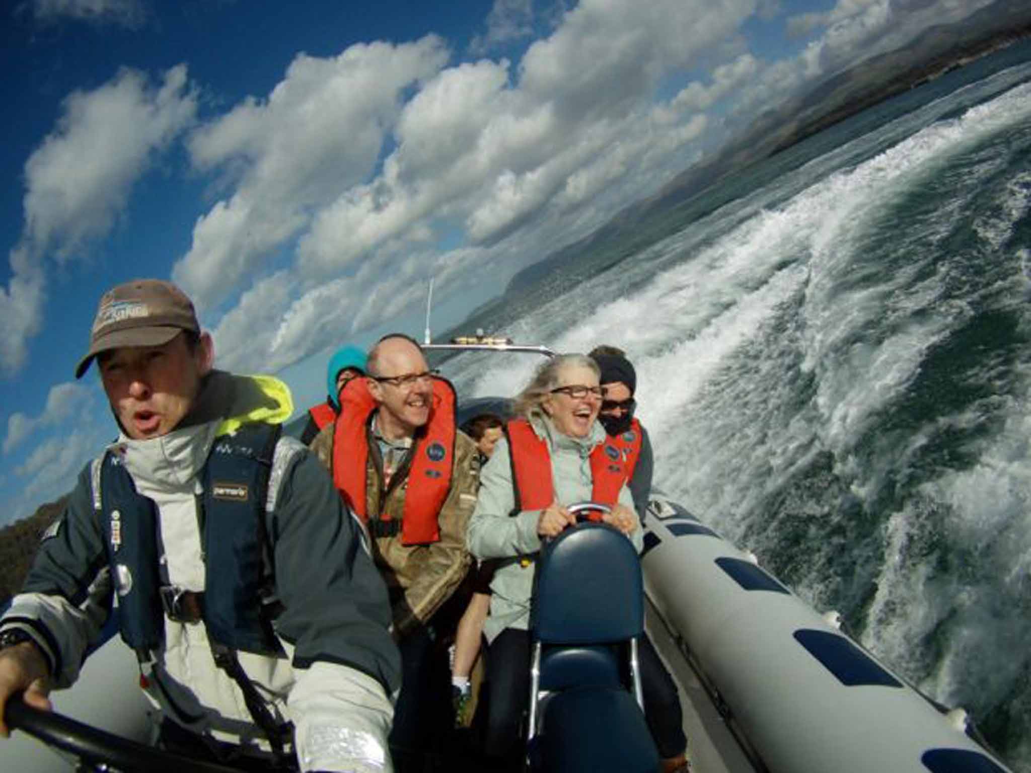 Emotion in motion: RIB ride along the Menai Strait