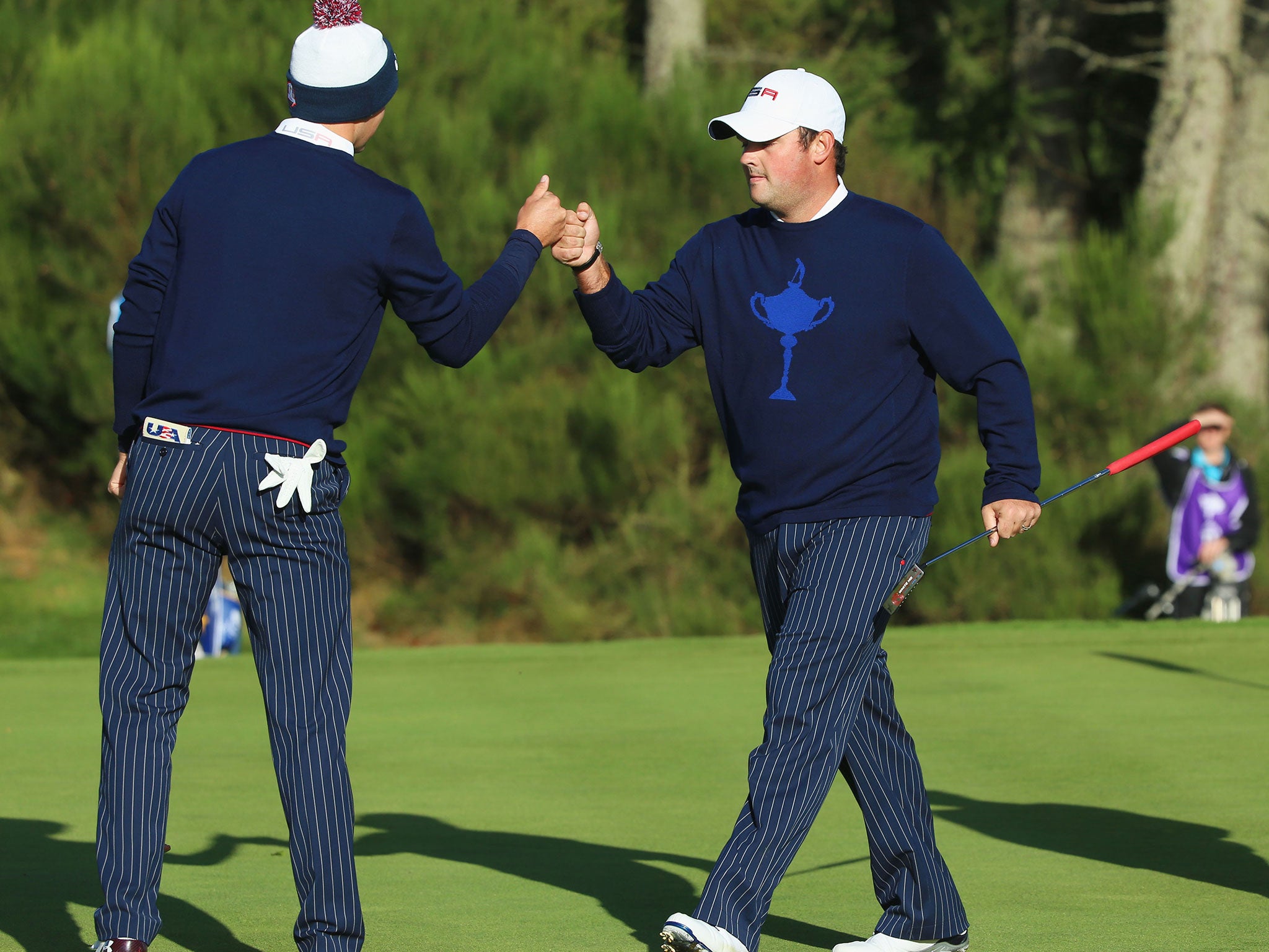 Jordan Spieth and Patrick Reed