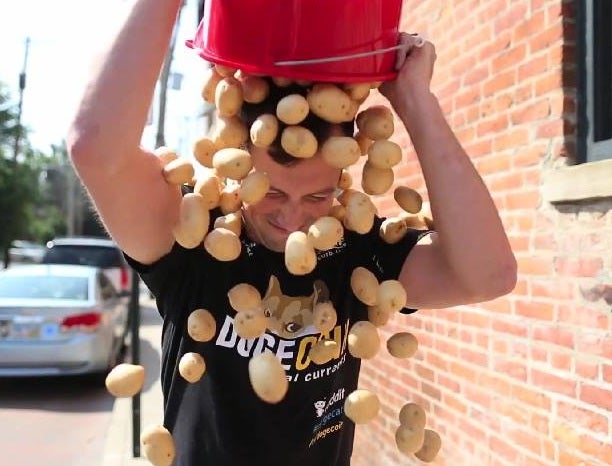 Zack Brown: The guy really loves potatoes (Picture: Facebook)