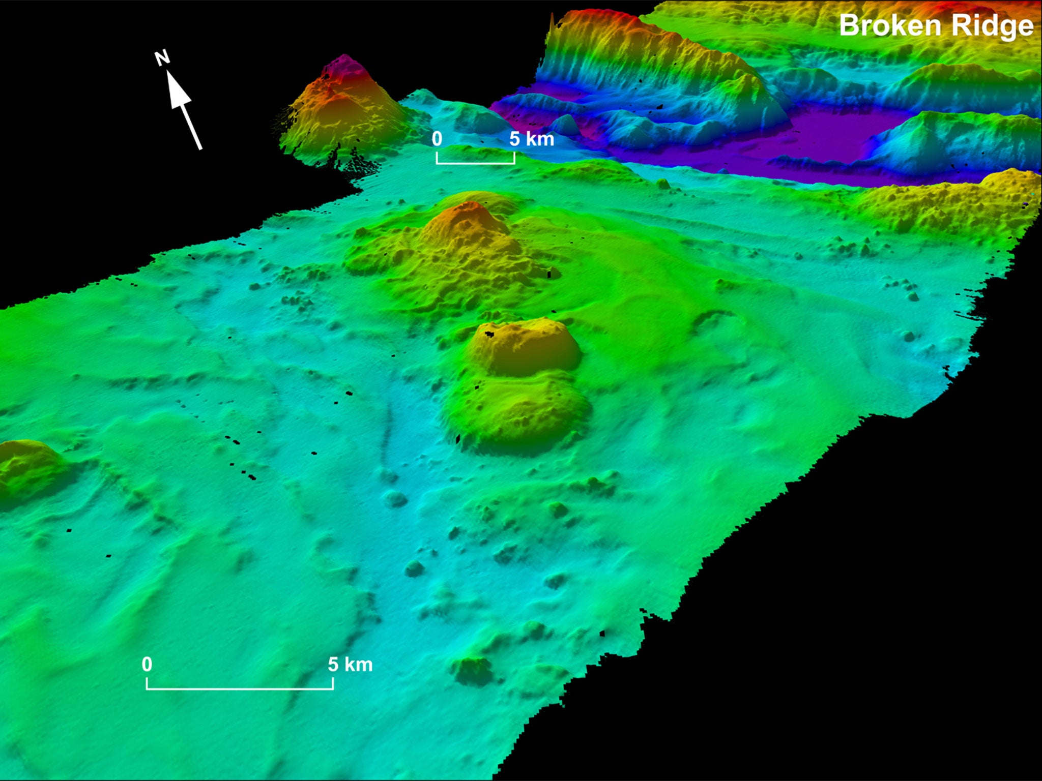 A 3D map of the Indian Ocean floor