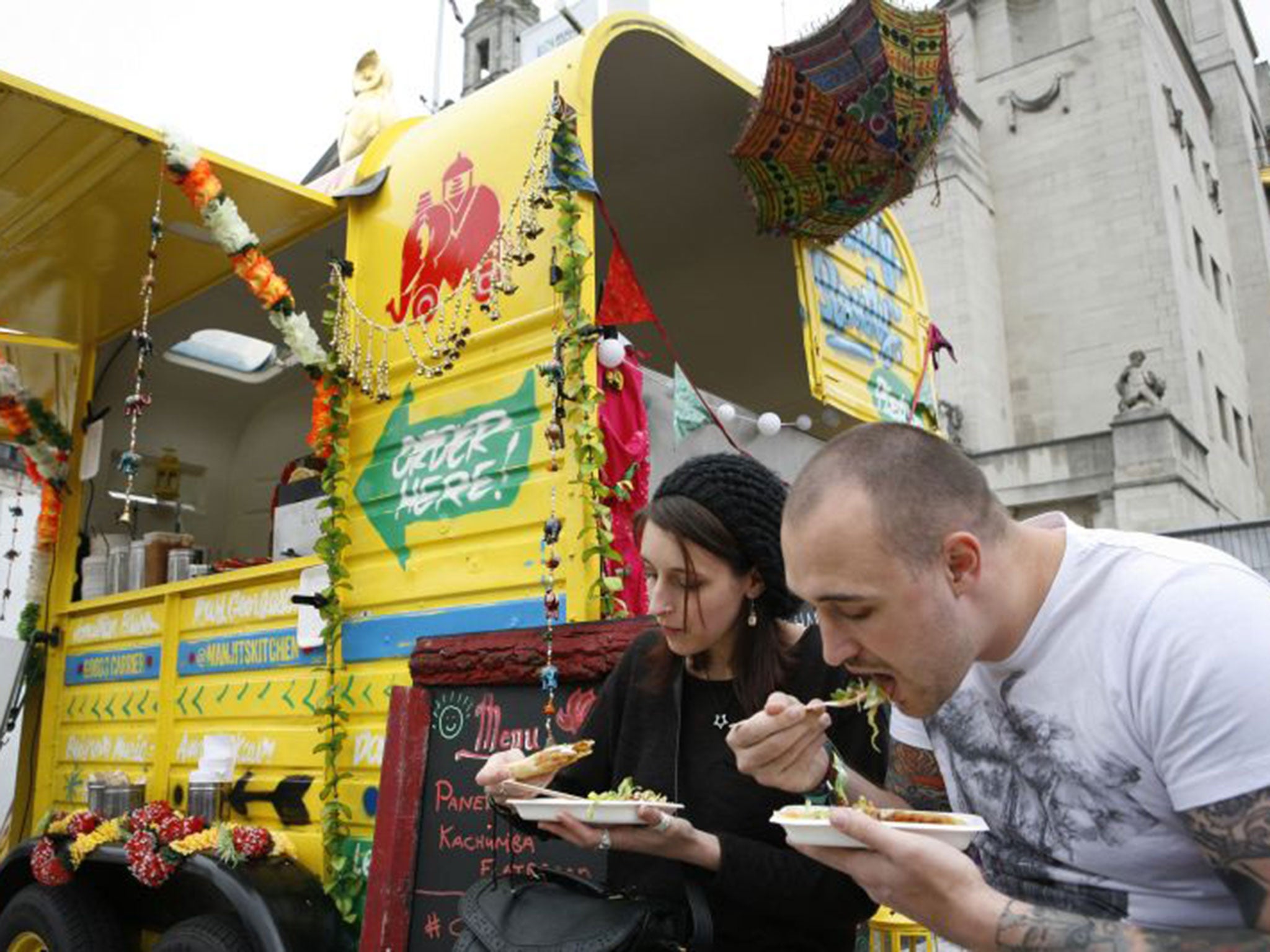 Manjit’s Kitchen's 'Chapasty', an Indian take on the traditional pasty, proved popular