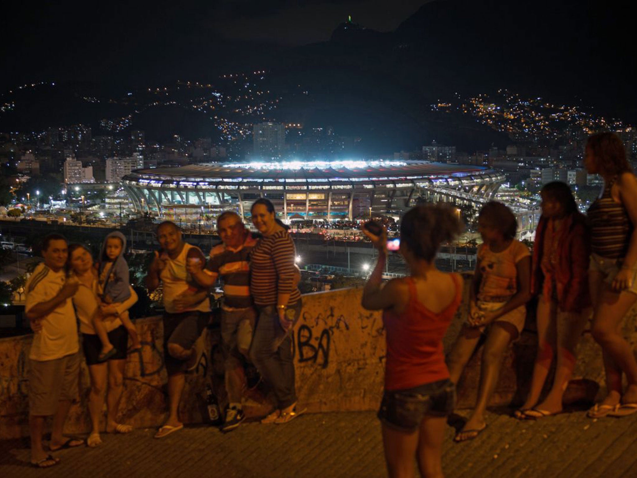 The Maracanã football stadium at Mangueira