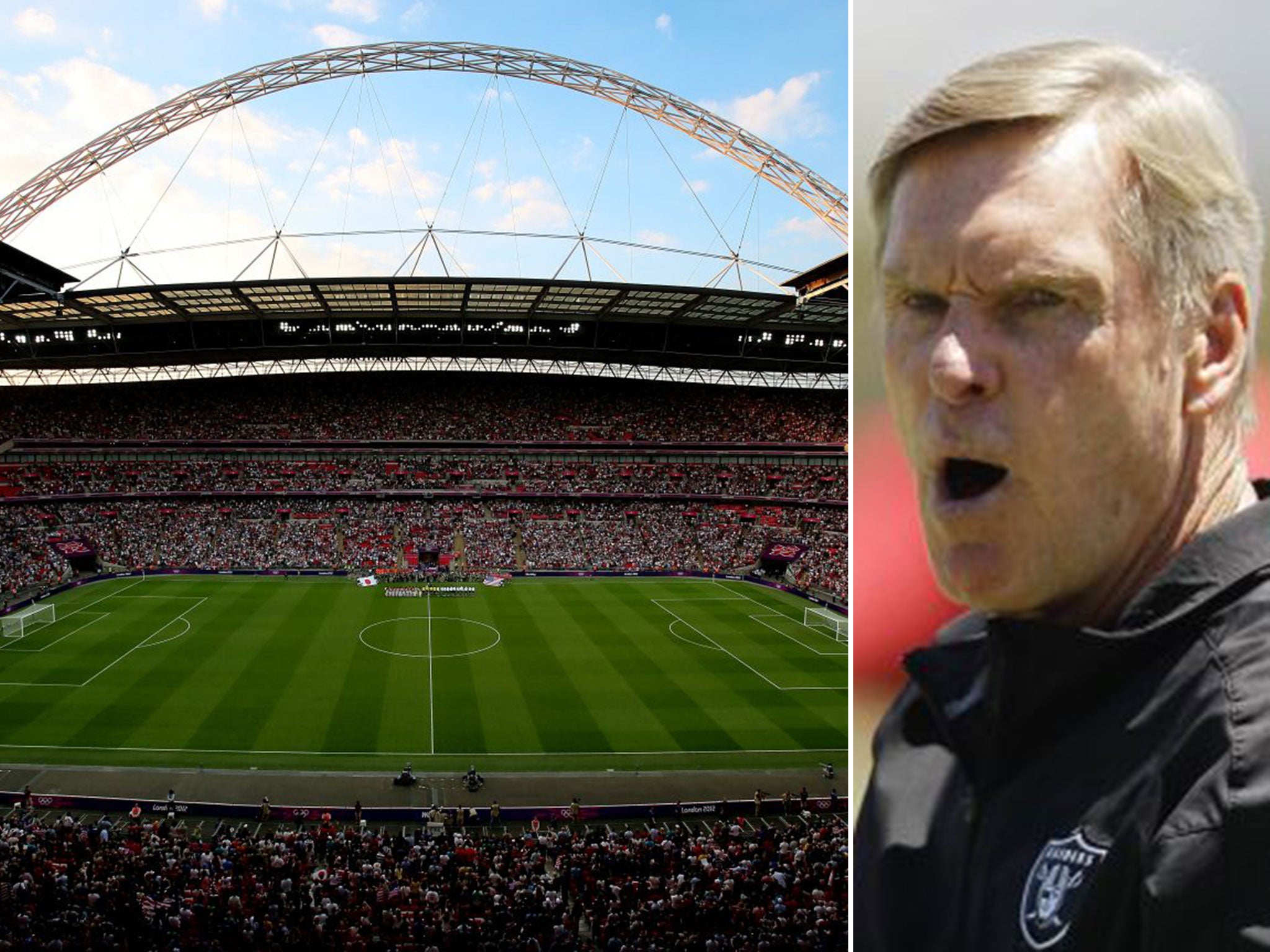 Al Saunders wants to make his own mark on Wembley