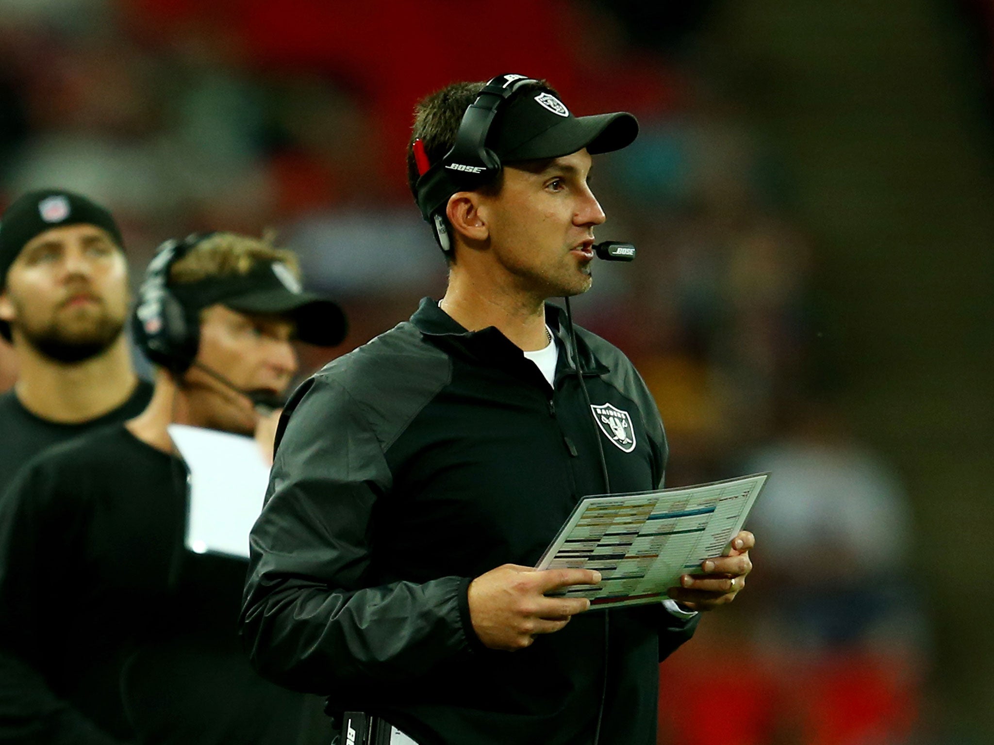 Oakland head coach Dennis Allen will face questions over his future after the demoralising defeat