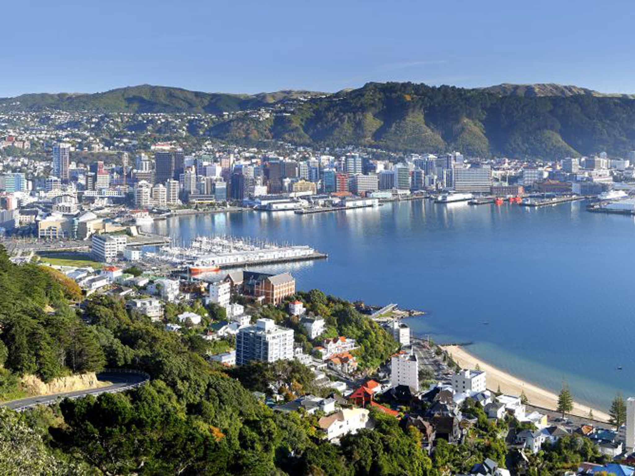 Wellington in New Zealand