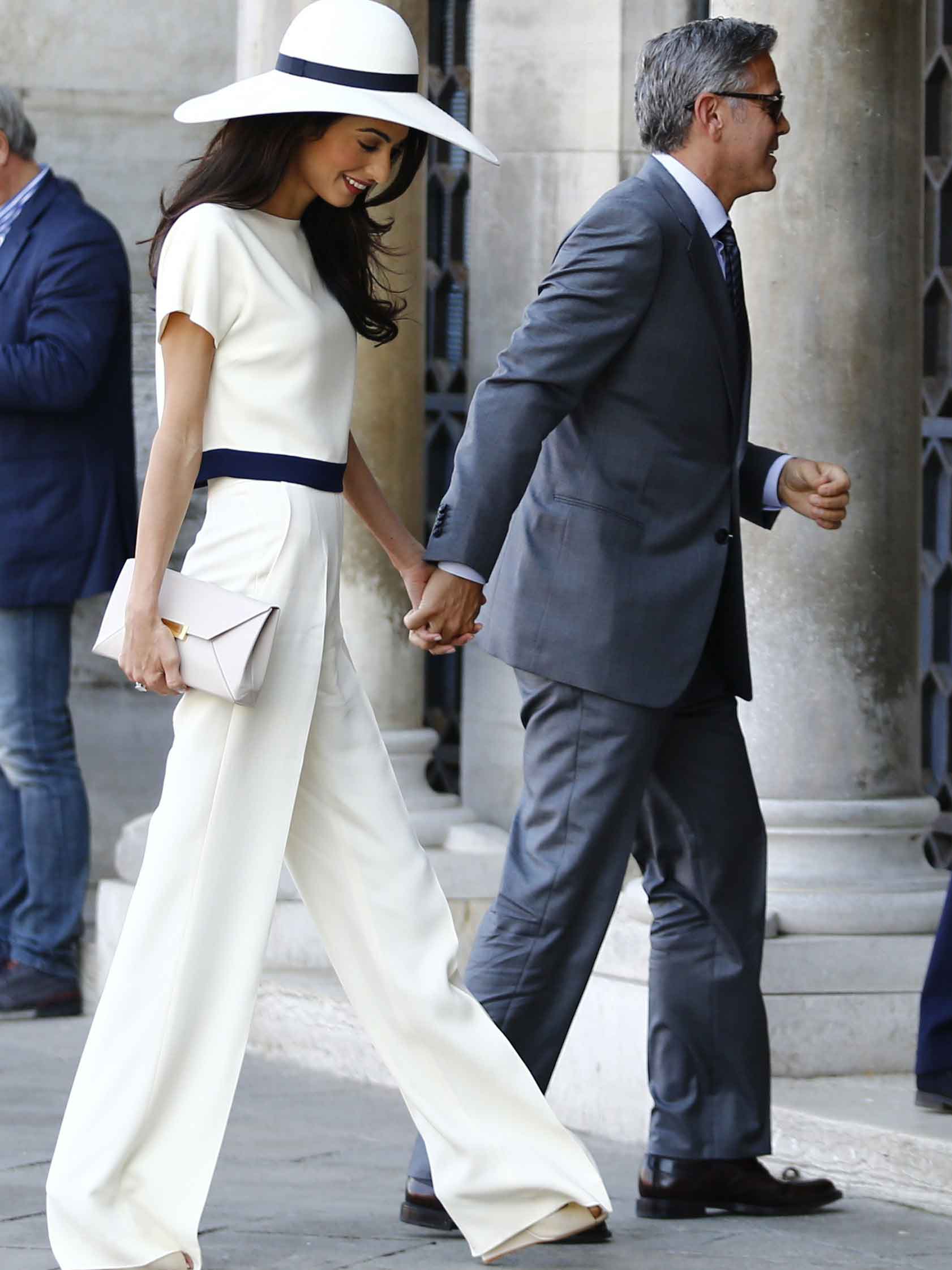 Amal Alamuddin in Stella McCartney