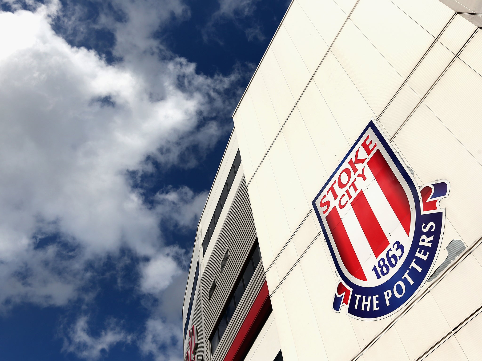 A view of the Britannia Stadium, home of Stoke City