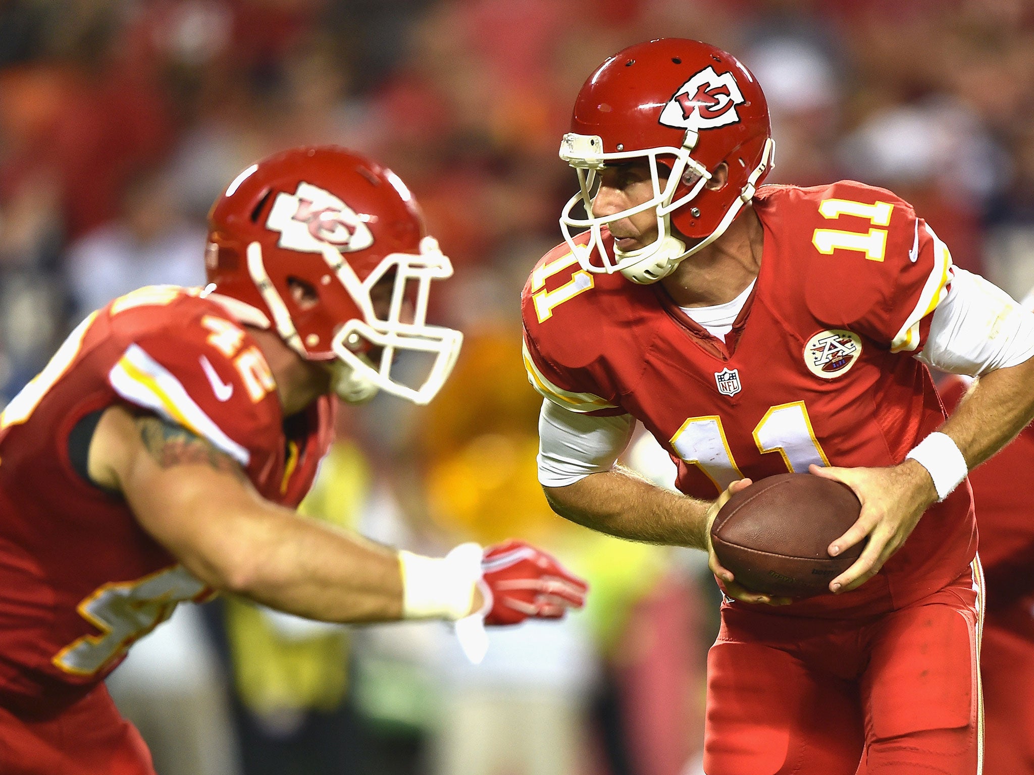 Kansas City Chiefs quarter-back Alex Smith