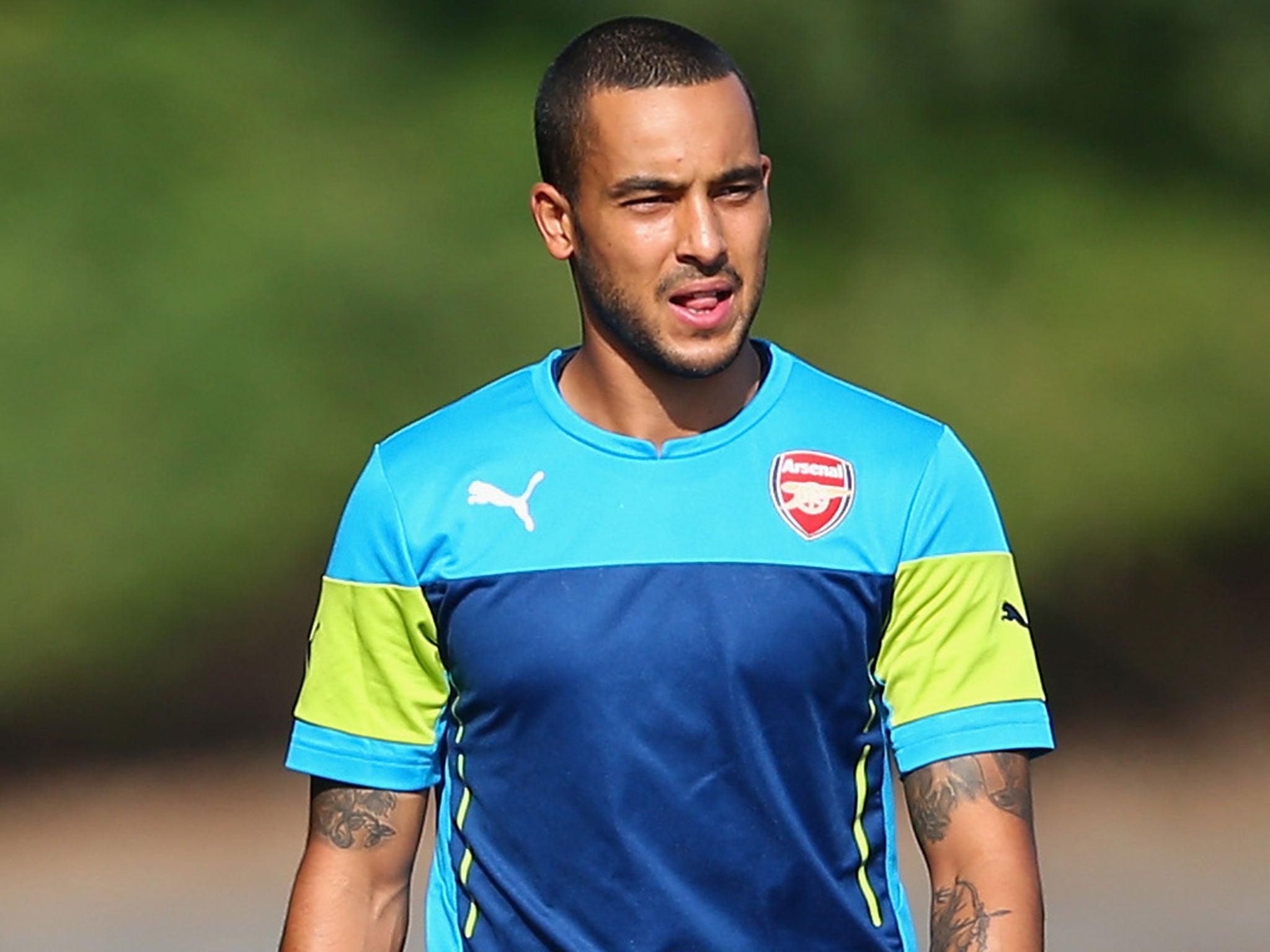 Theo Walcott will return to Arsenal training next week