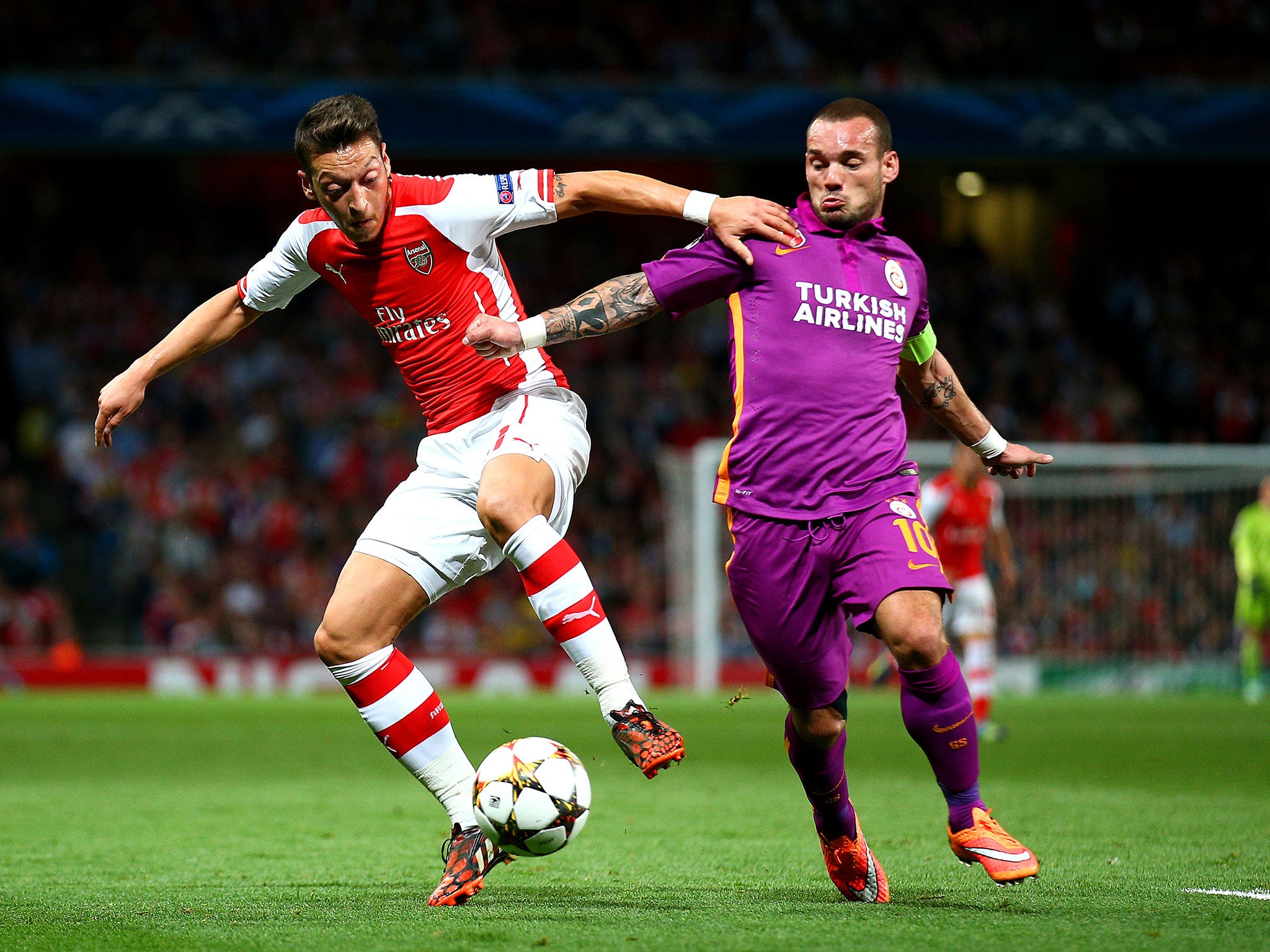 Mesut Ozil was close to his best