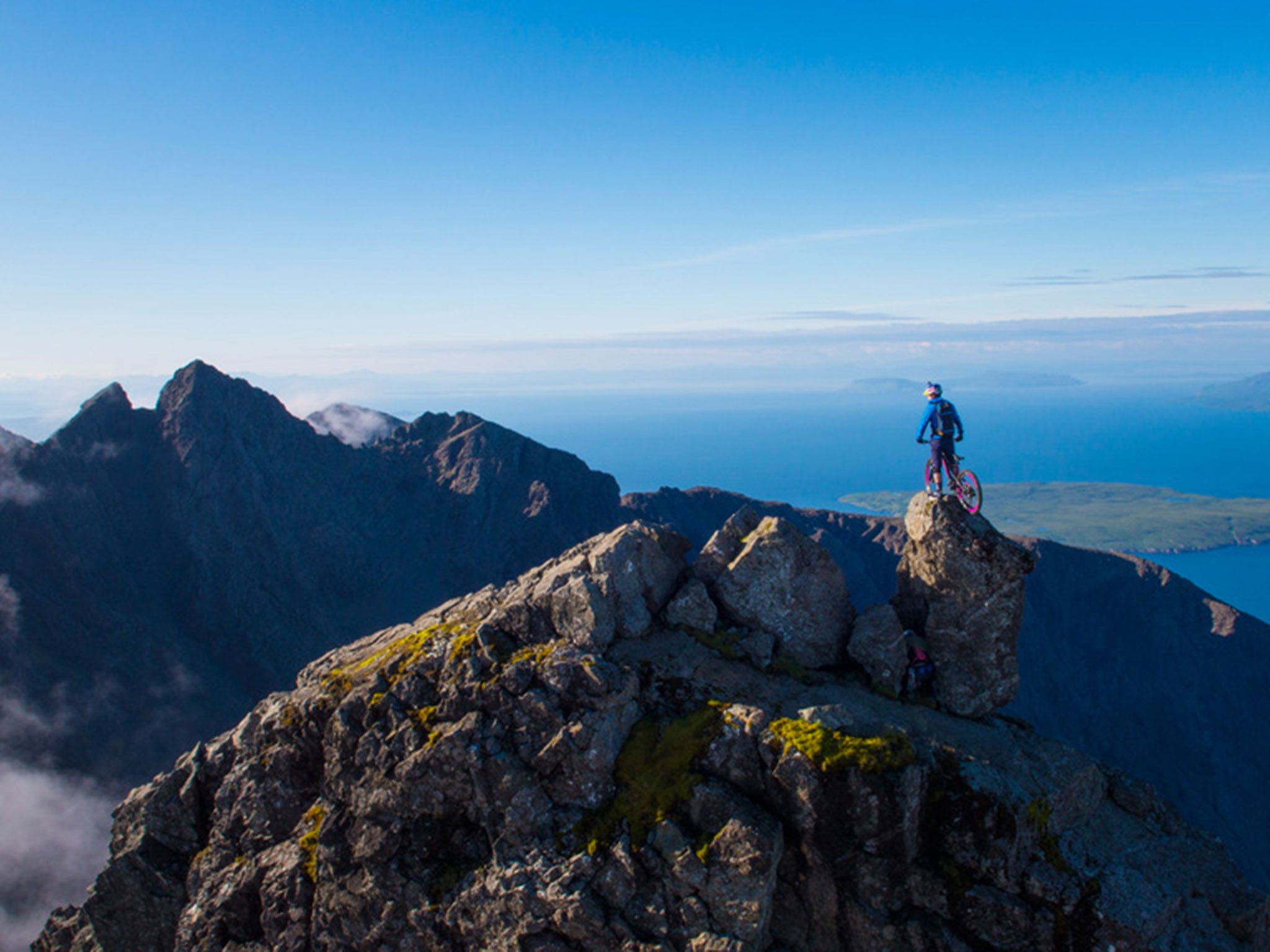 Stunt BMX rider Danny MacAskill