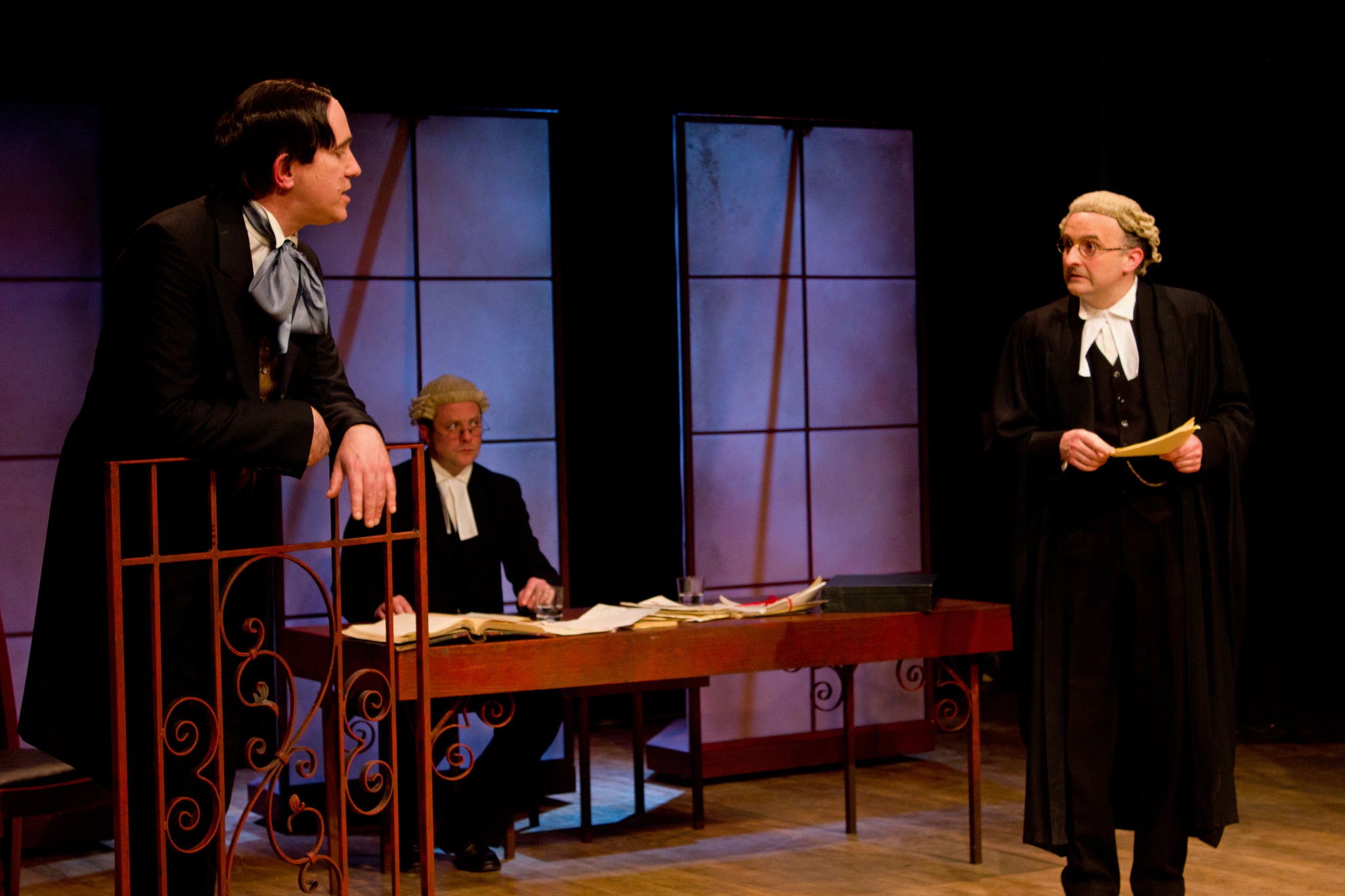 The Trials of Oscar Wilde at Trafalgar Studios, Studio 2 press (image sent by PR John Roberts credit Evolution Photos)