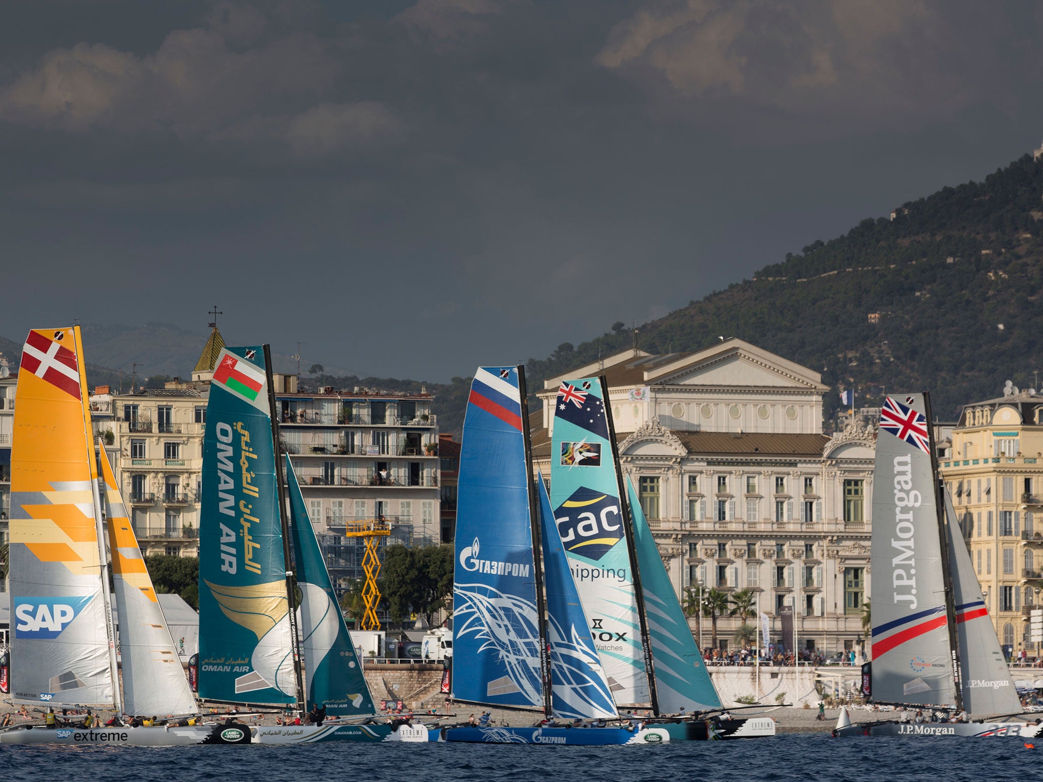 The Extreme Sailing Series fleet has enjoyed late summer sunshine racing the seventh of its eight regatta, 2014 programme in Nice.