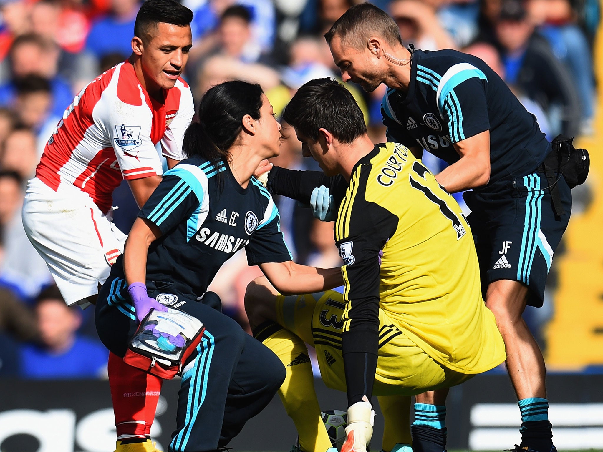 Courtois has now been given the all-clear and will likely play for Belgium