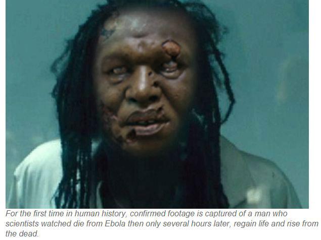 The fake image of an Ebola 'zombie' took up a fair amount of these untrustworthy tweets