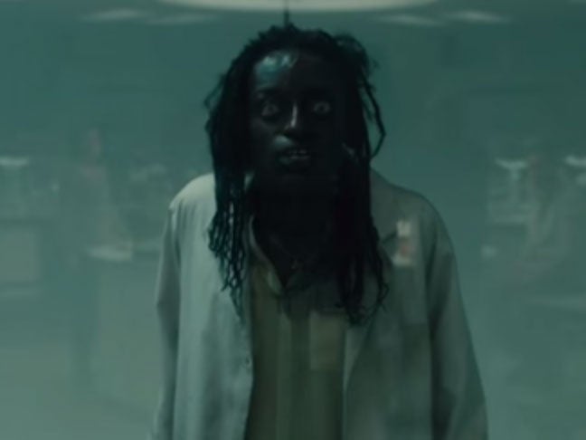 A lab-Zombie seen in 'World War Z'