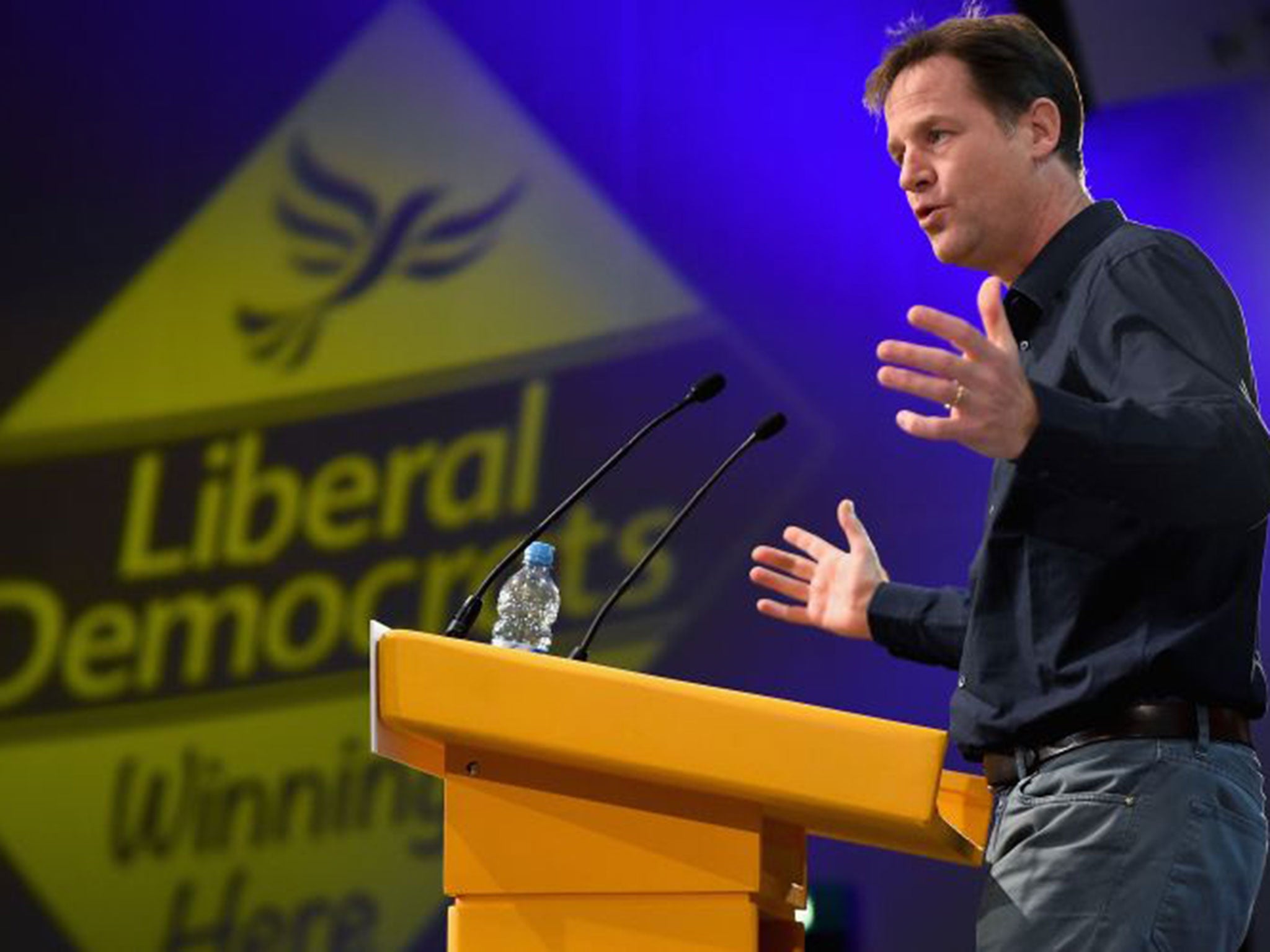 Nick Clegg has refused to rule out a second coalition with the Conservatives