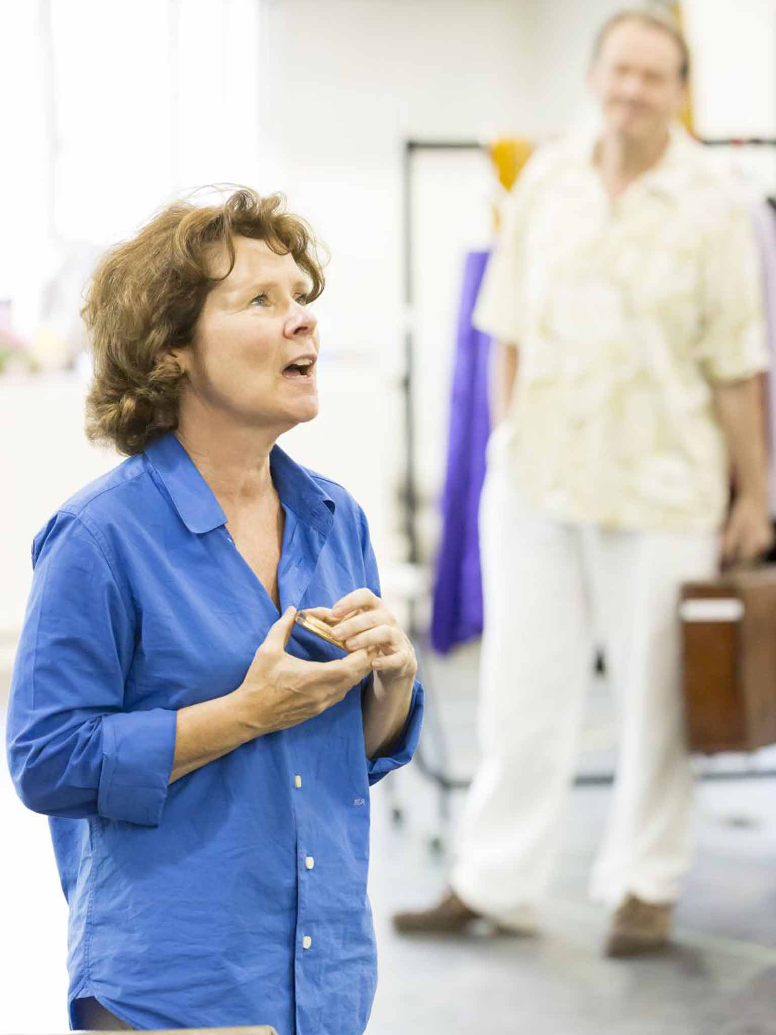 Wandering star: Imelda Staunton in rehearsals for 'Gypsy' (Johan Persson)