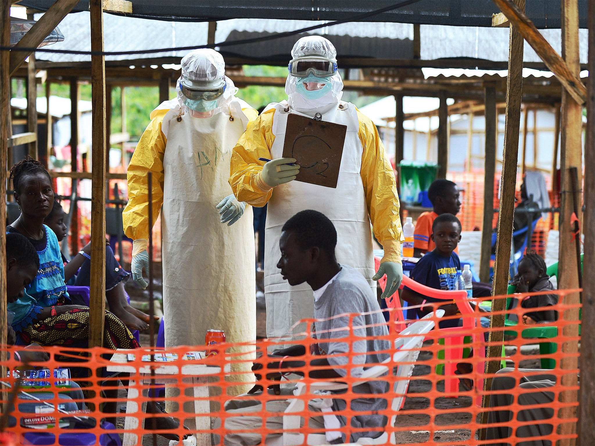 An Ebola treatment centre in Kailahun, Sierra Leone (Getty)