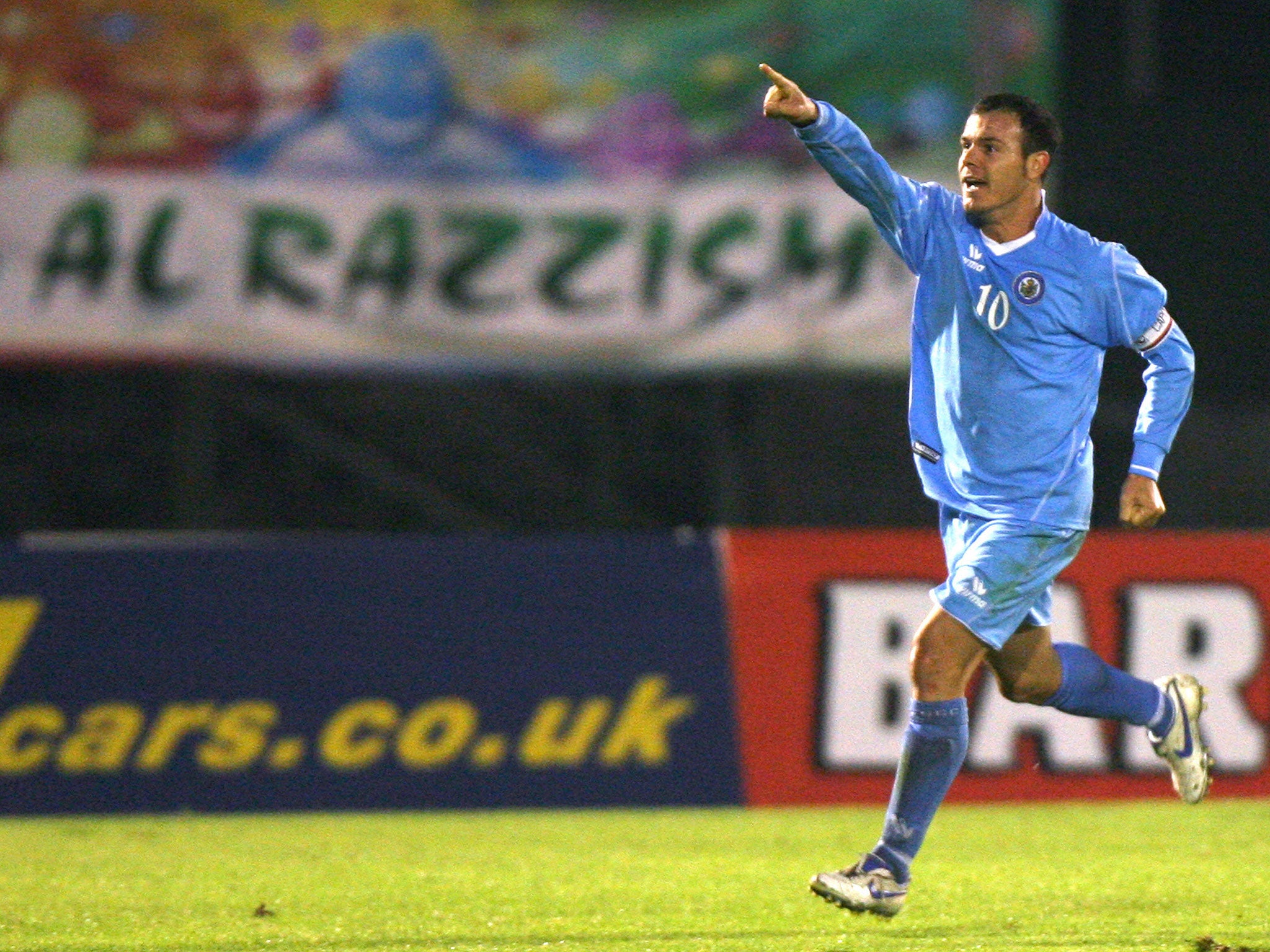 Andy Selva is San Marino's record goalscorer with eight