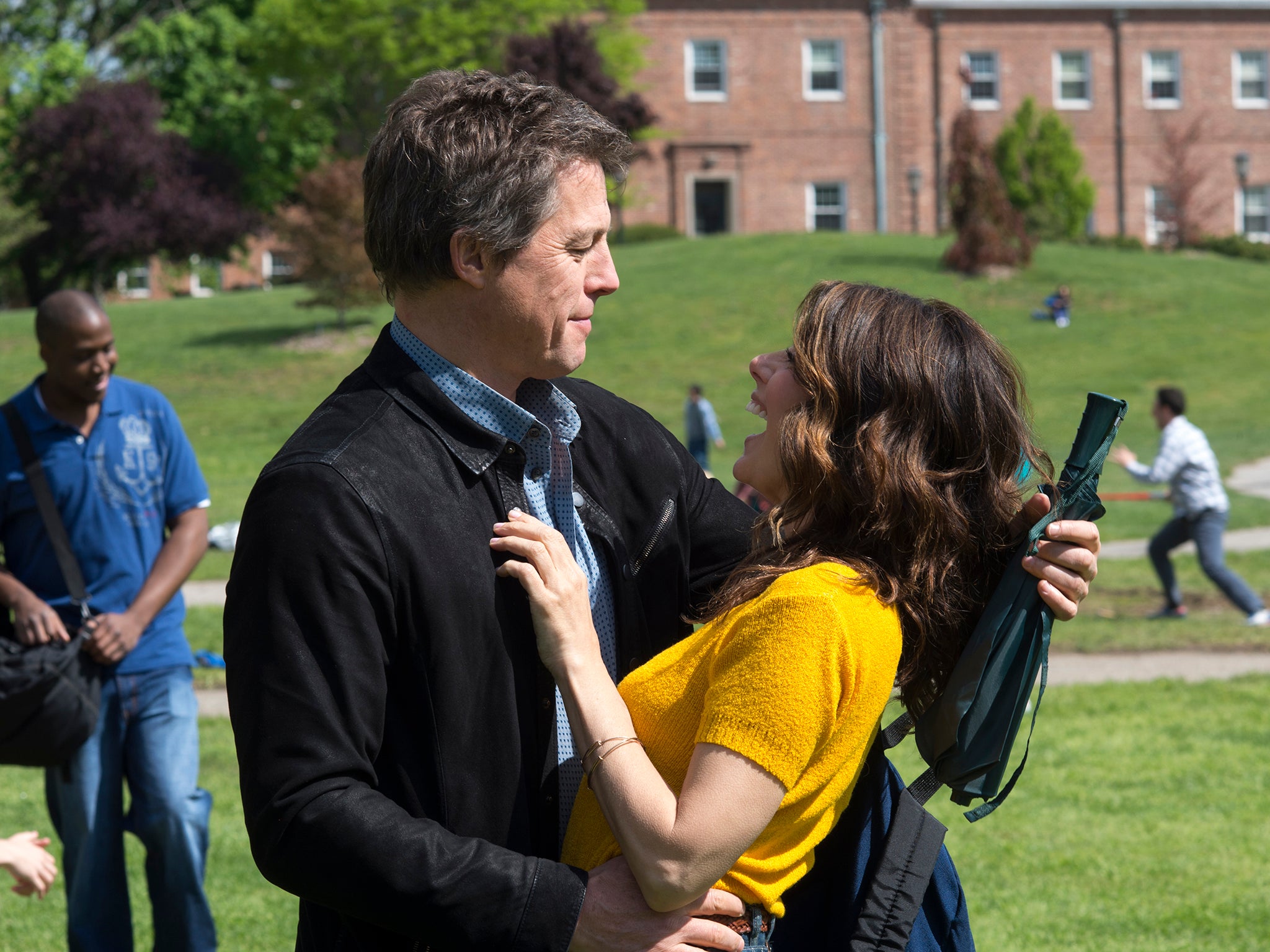 Hugh Grant and Marisa Tomei in The Rewrite