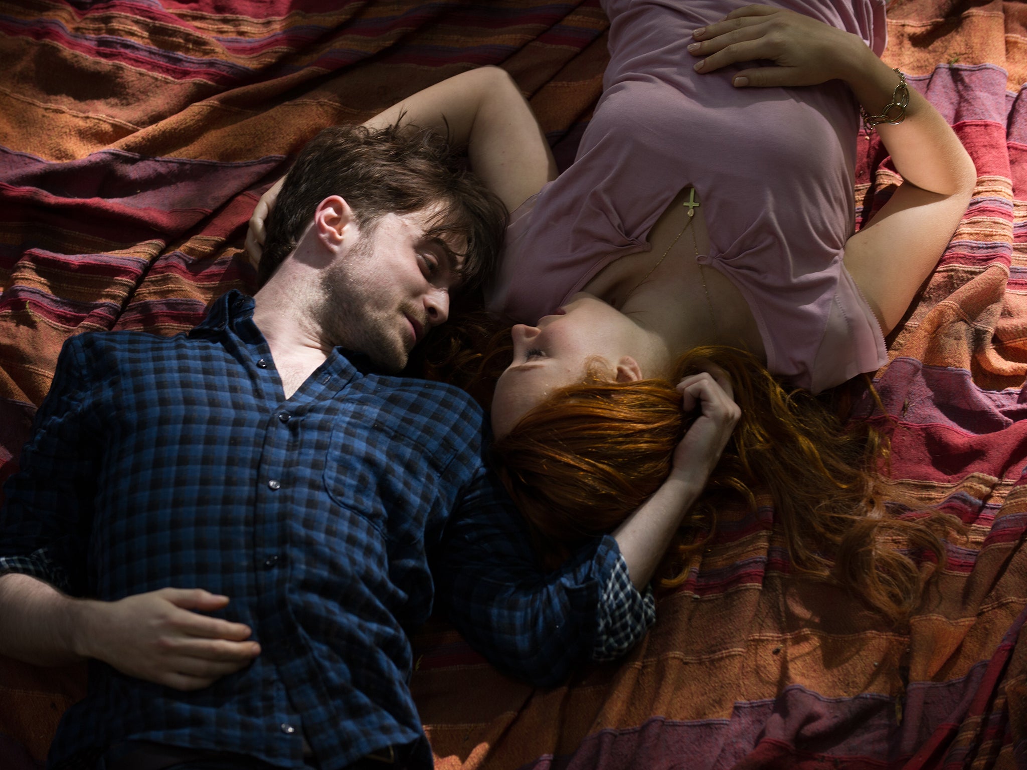 Daniel Radcliffe and Juno Temple in Horns