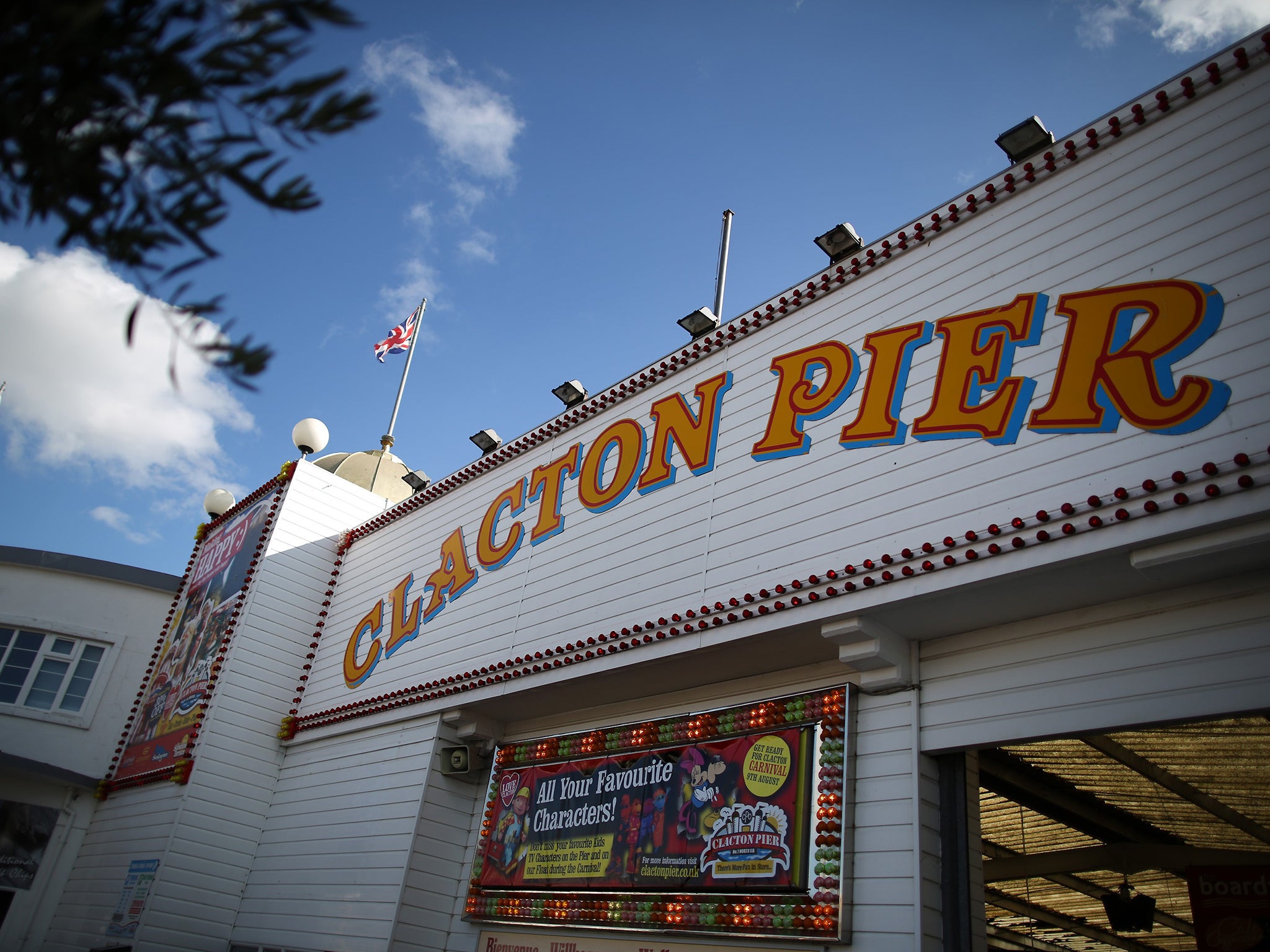 The town still has some of the trappings of a seaside resort even though it is not much to see there now